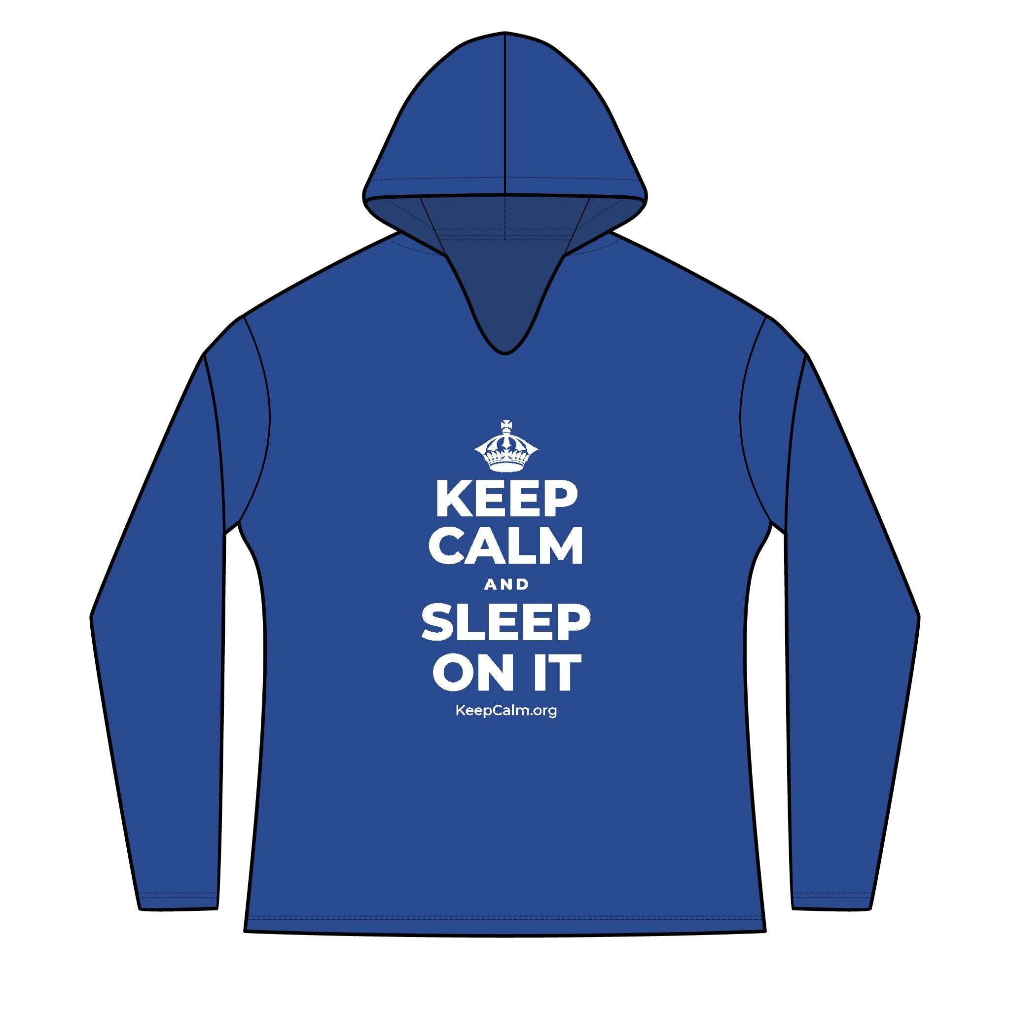 KEEP CALM AND SLEEP ON IT Women's Long Sleeve Hoodie