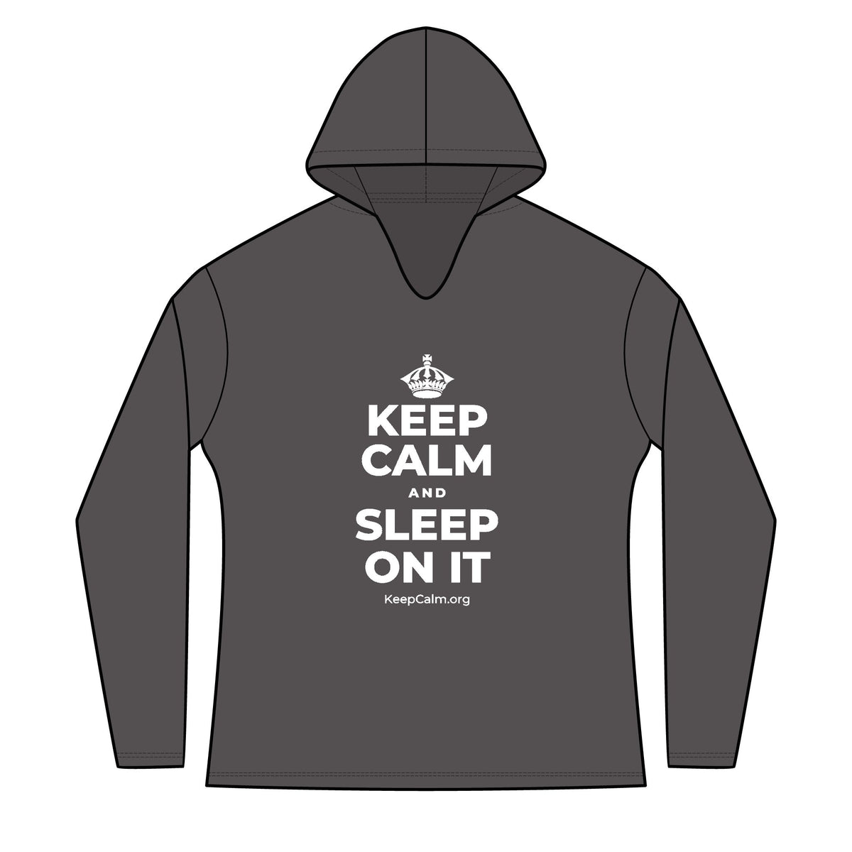 KEEP CALM AND SLEEP ON IT Women's Long Sleeve Hoodie
