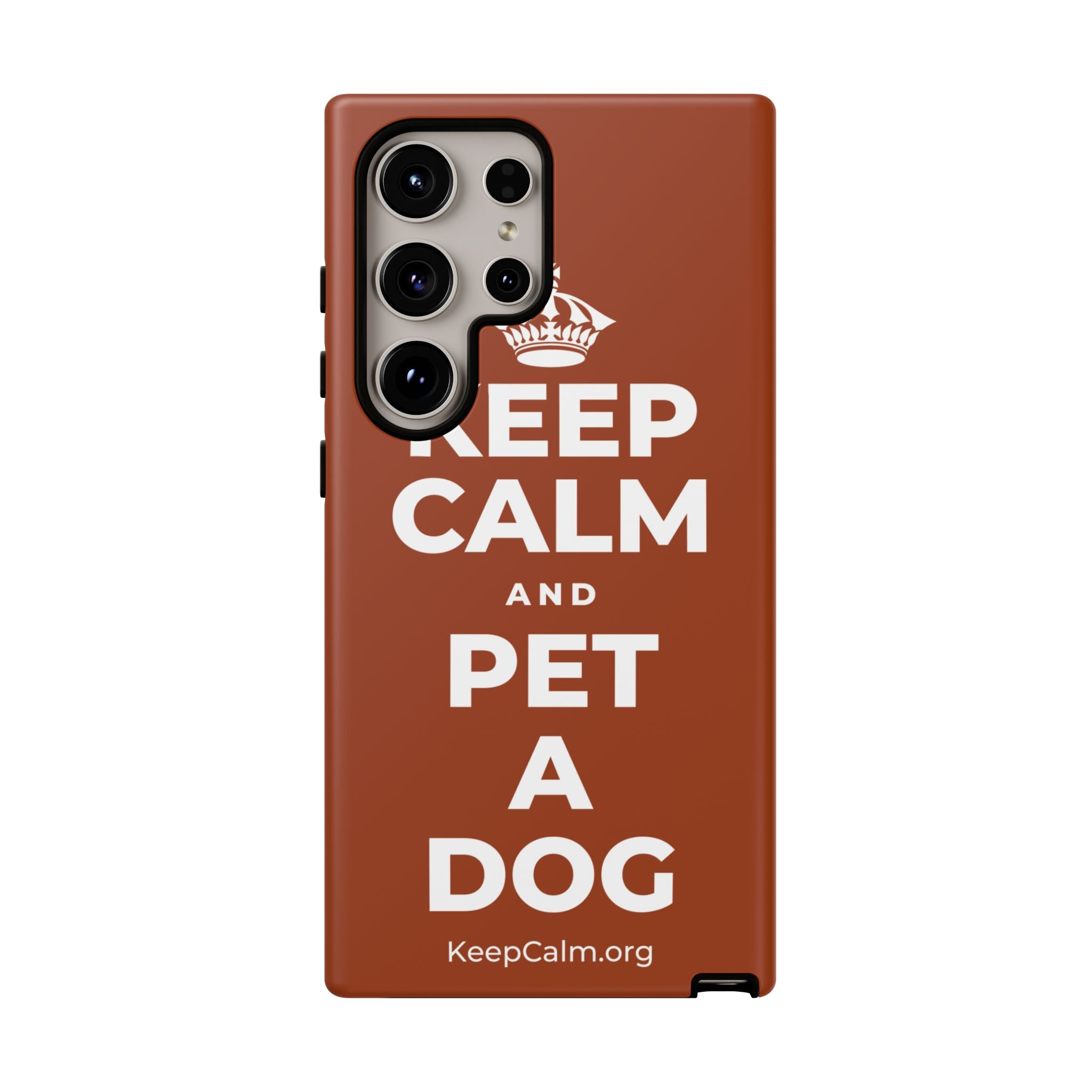 KEEP CALM AND PET A DOG Phone Case