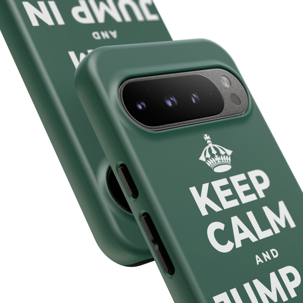 KEEP CALM AND JUMP IN A PUDDLE Phone Case