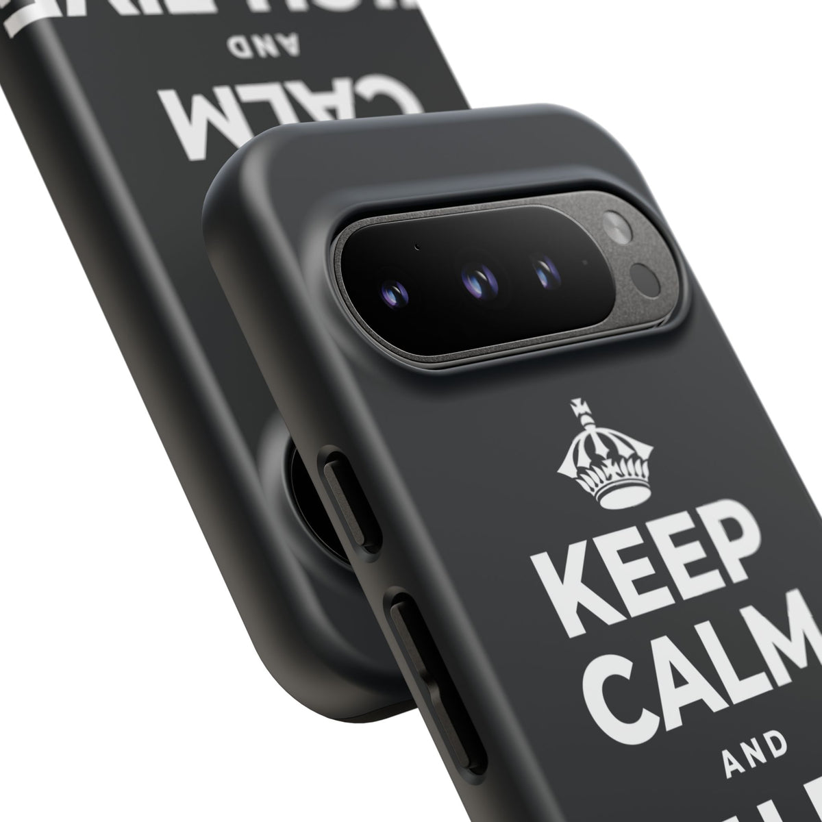 KEEP CALM AND HIGH FIVE SOMEONE Phone Case (Dark)