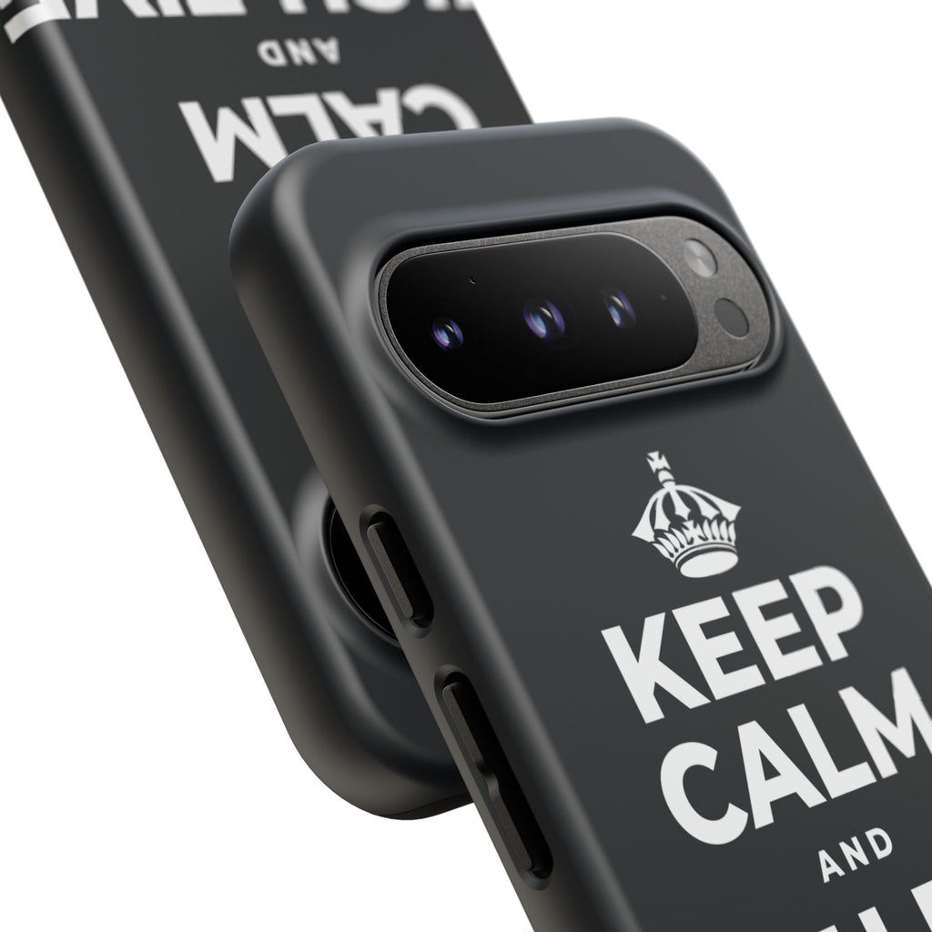 KEEP CALM AND HIGH FIVE SOMEONE Phone Case (Dark)