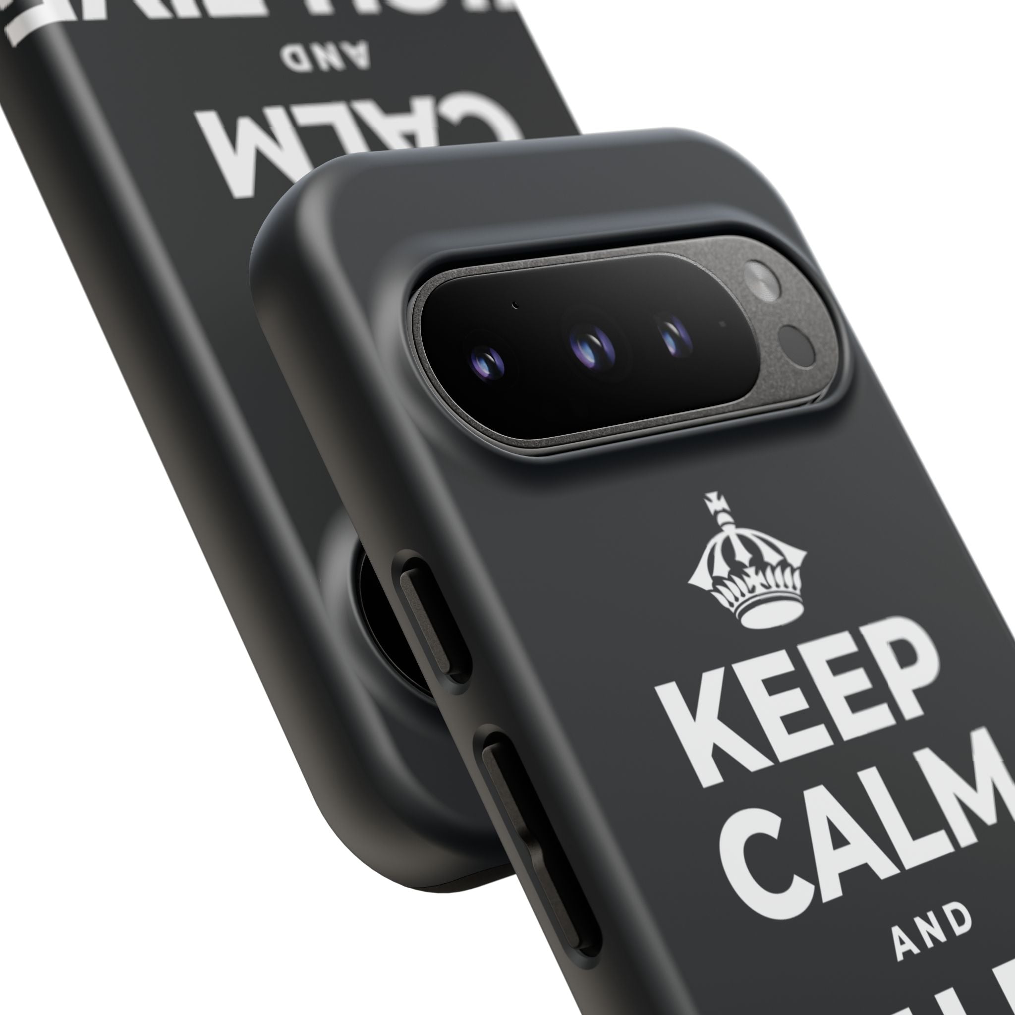 KEEP CALM AND HIGH FIVE SOMEONE Phone Case (Dark)