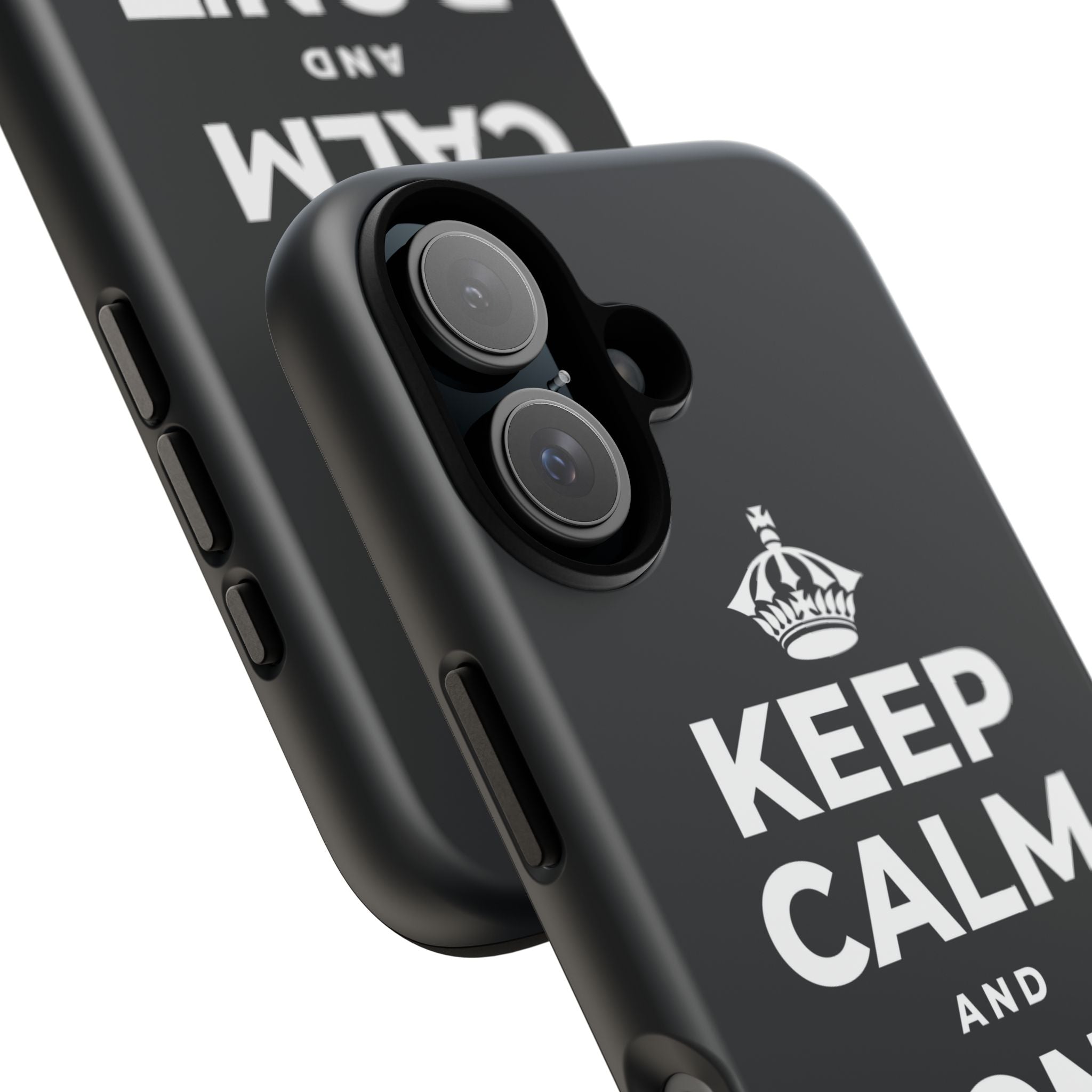 KEEP CALM AND DON'T TRIP OUT Phone Case (Dark)