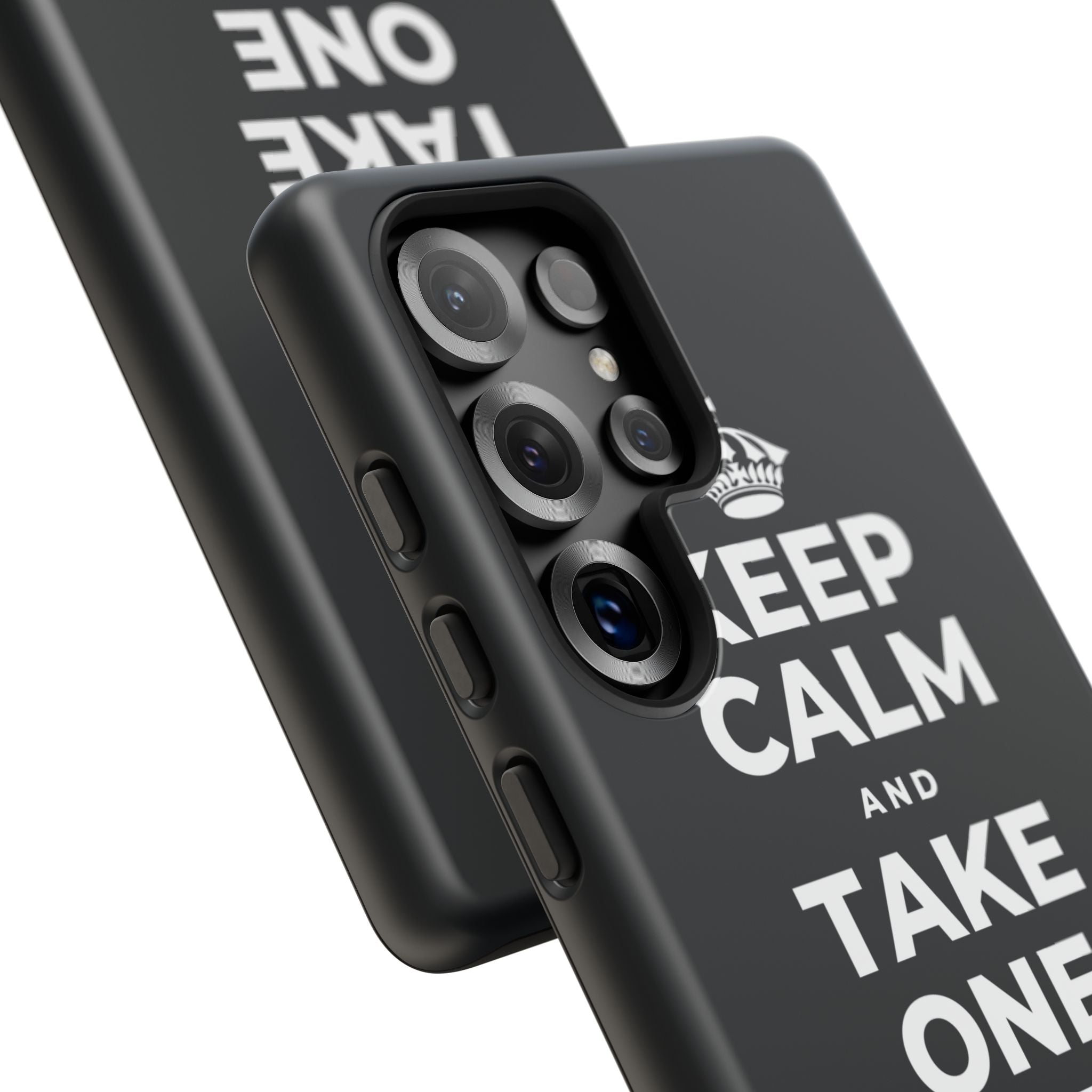 KEEP CALM AND TAKE ONE BREATH AT A TIME Phone Case (Dark)