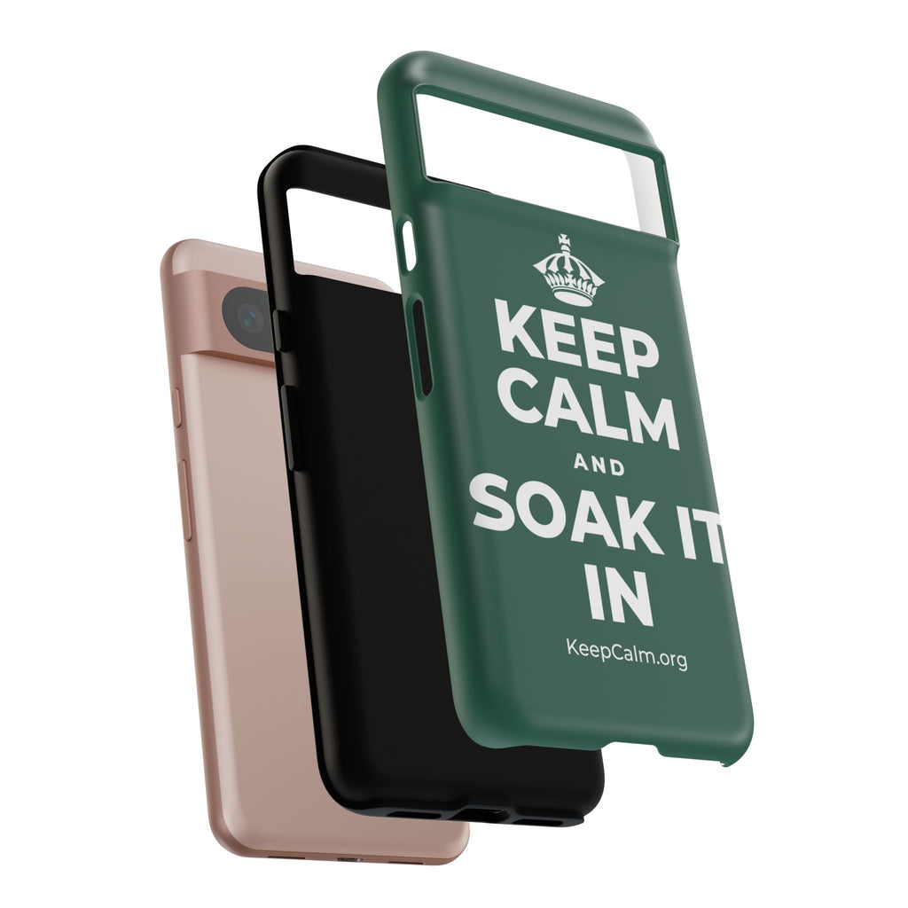 KEEP CALM AND SOAK IT IN Phone Case