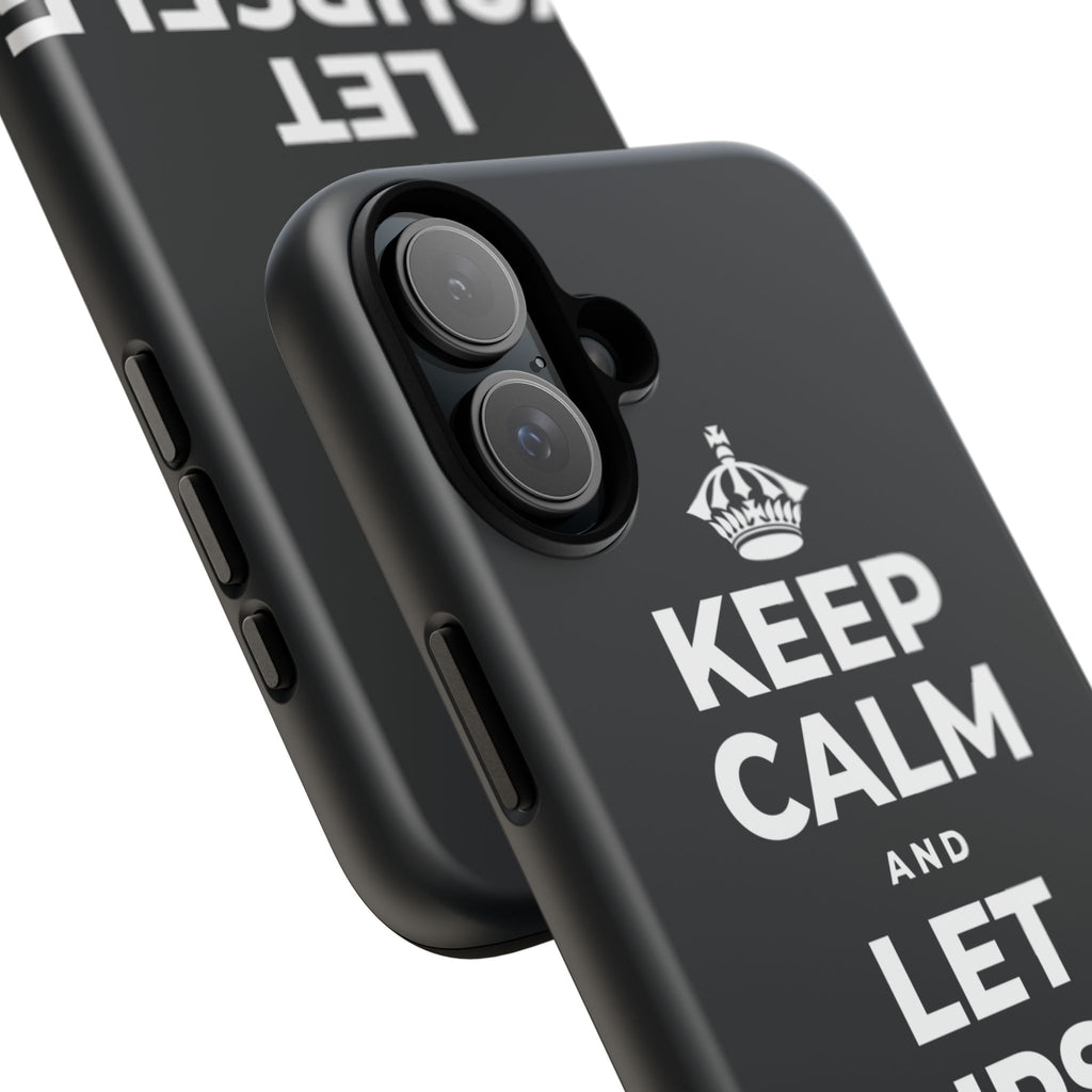 KEEP CALM AND LET YOURSELF SLOW DOWN Phone Case (Dark)