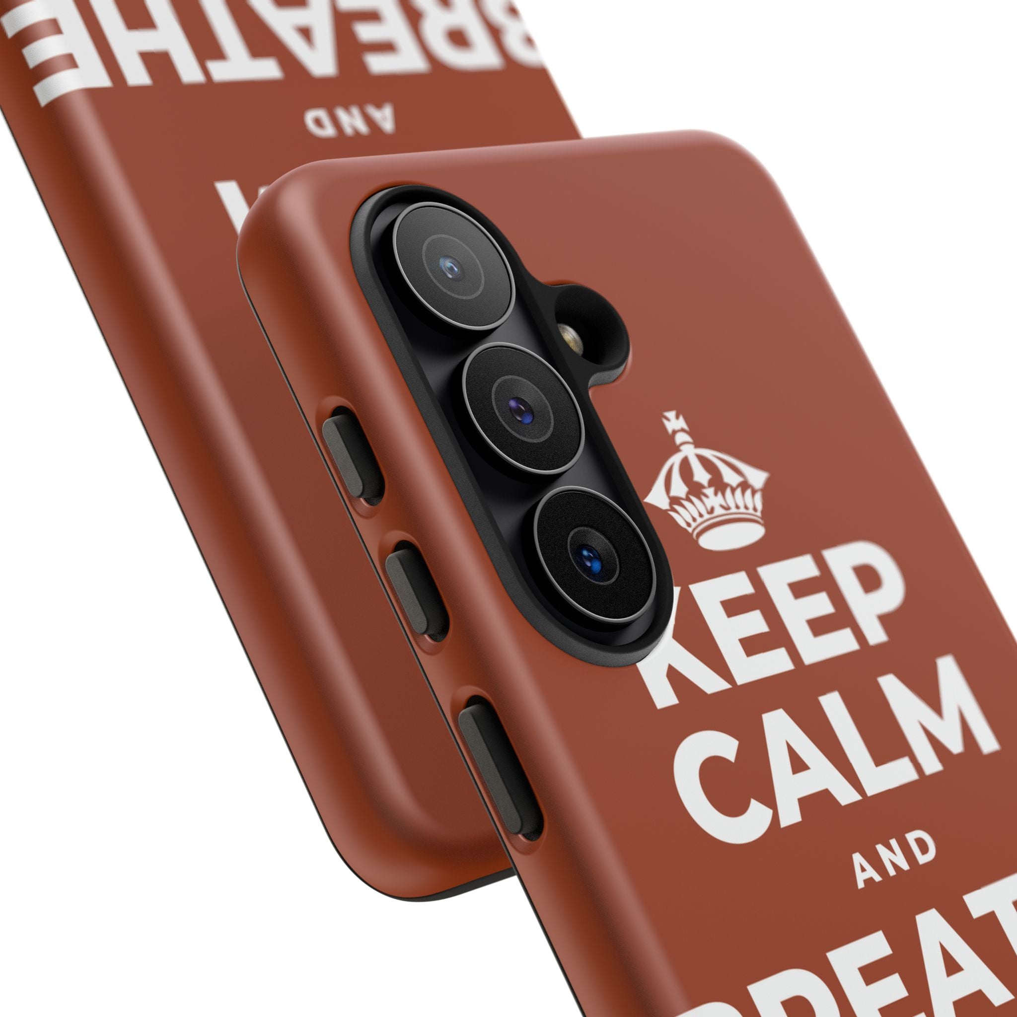 KEEP CALM AND BREATHE IN FOR FOUR Phone Case