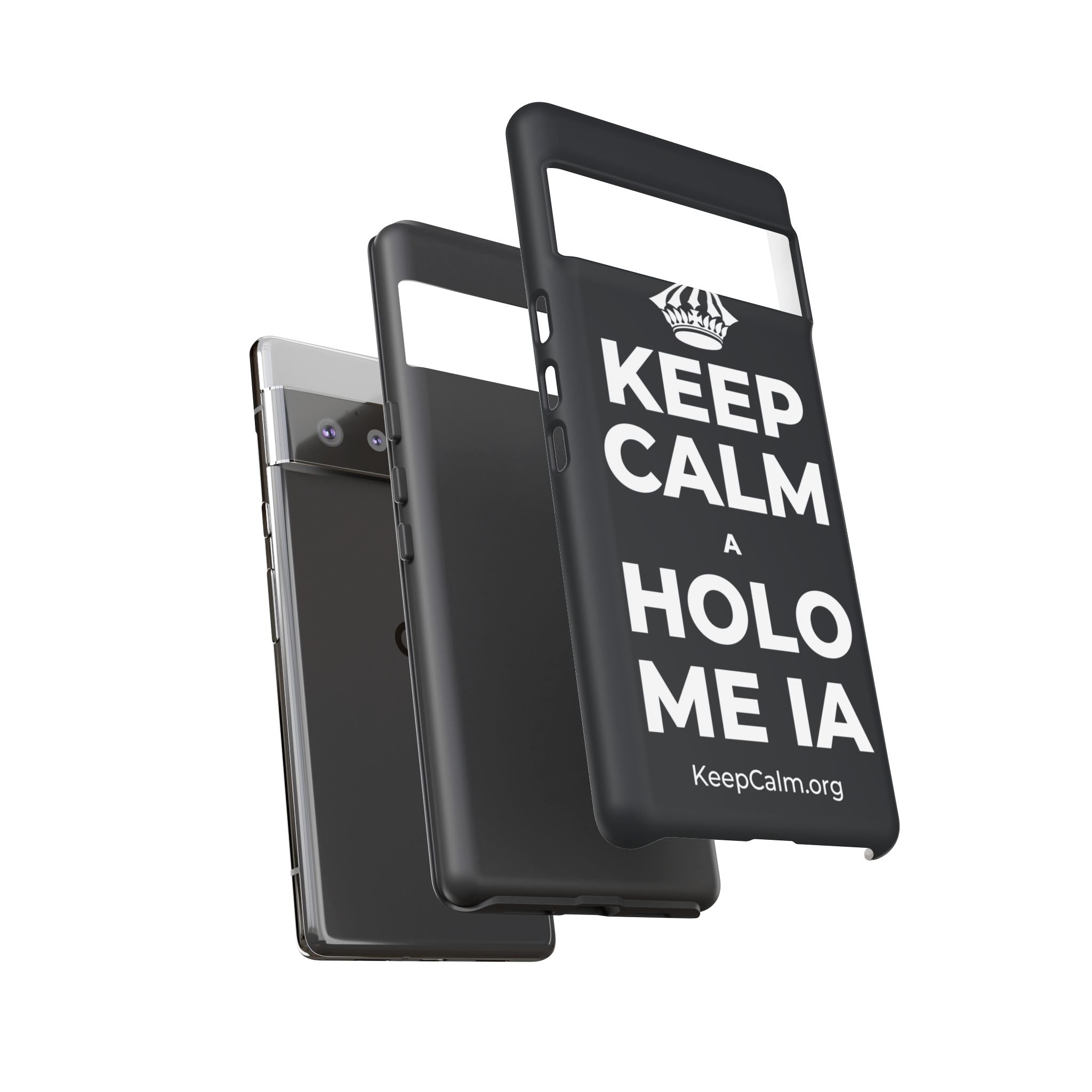KEEP CALM A HOLO ME IA Phone Case (Dark)