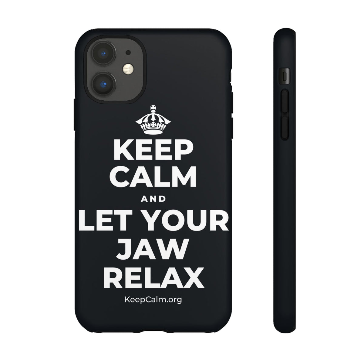 KEEP CALM AND LET YOUR JAW RELAX Phone Case (Dark)