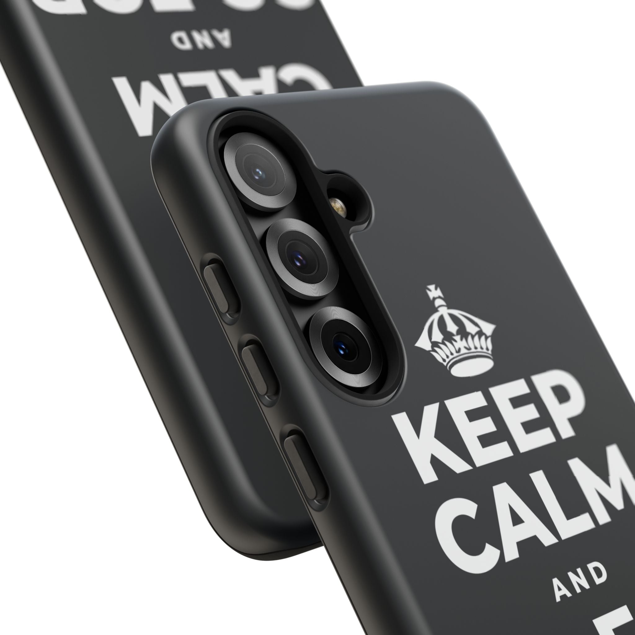 KEEP CALM AND GO FOR A WALK Phone Case (Dark)