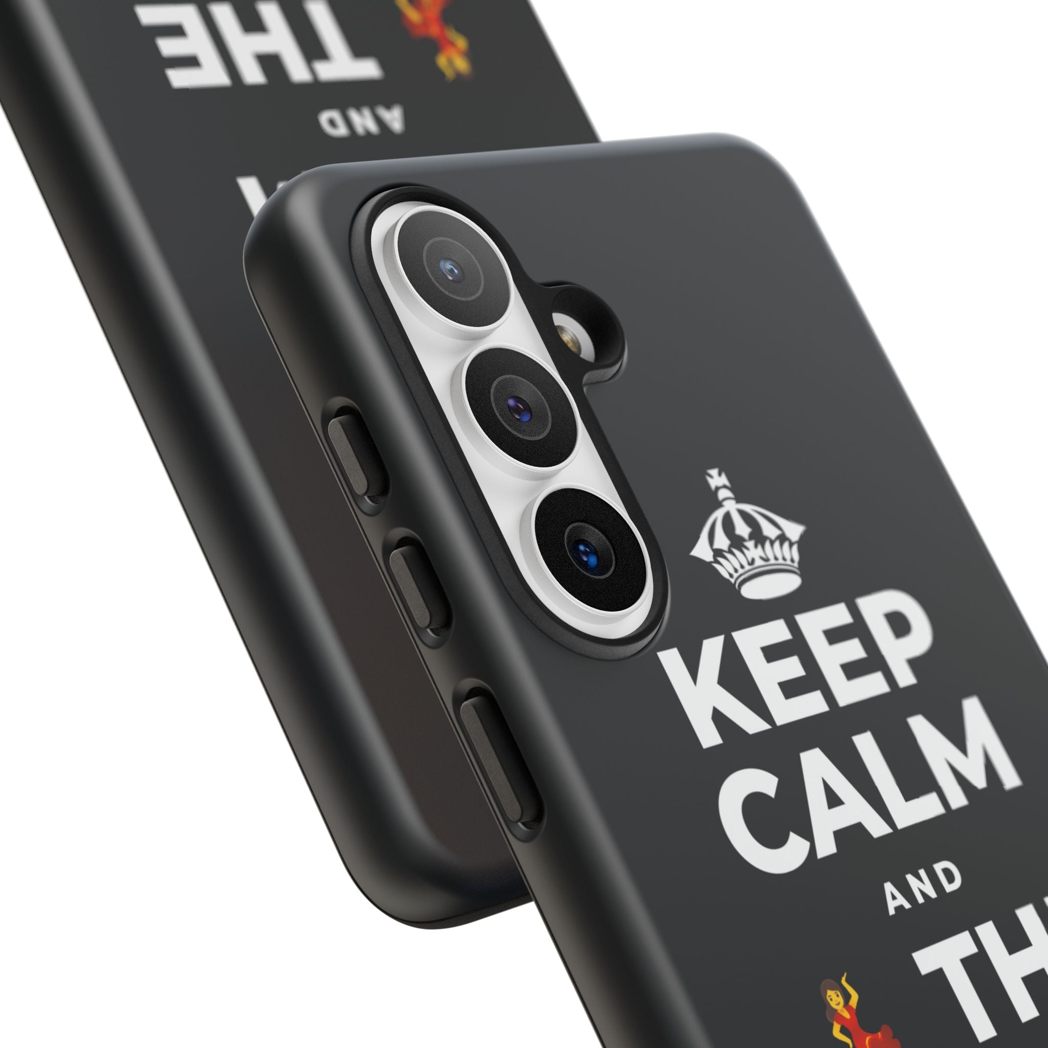 KEEP CALM AND 💃 THE NIGHT AWAY Phone Case (Dark)