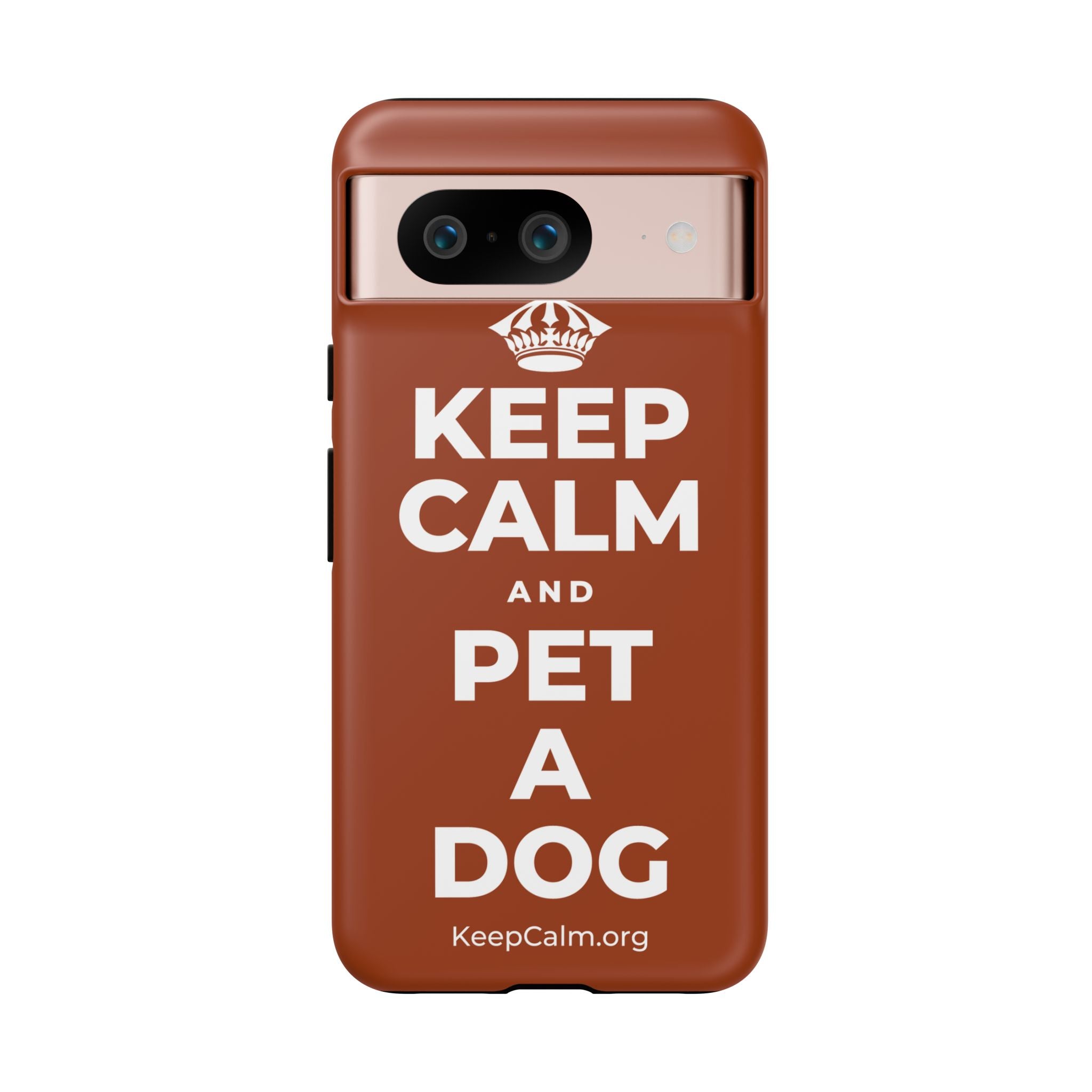 KEEP CALM AND PET A DOG Phone Case