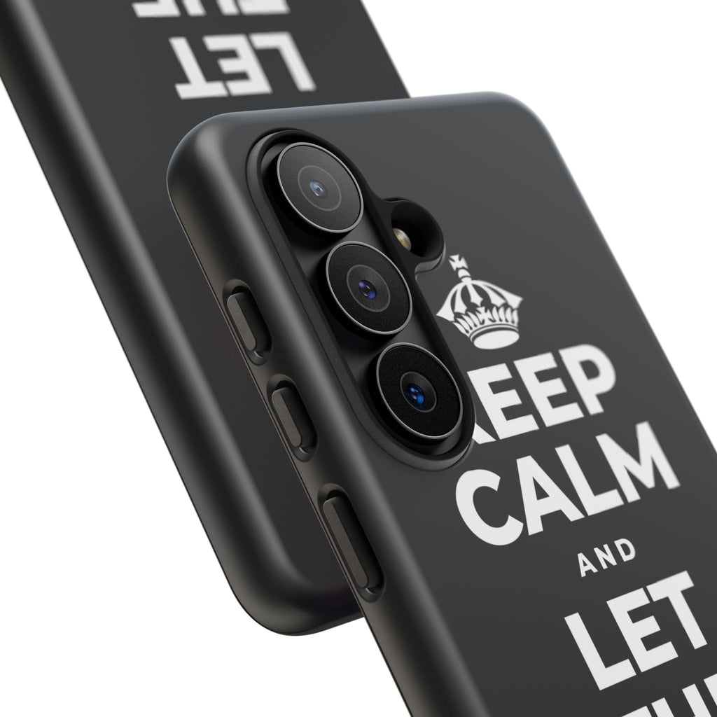 KEEP CALM AND LET THE SMILE OUT Phone Case (Dark)