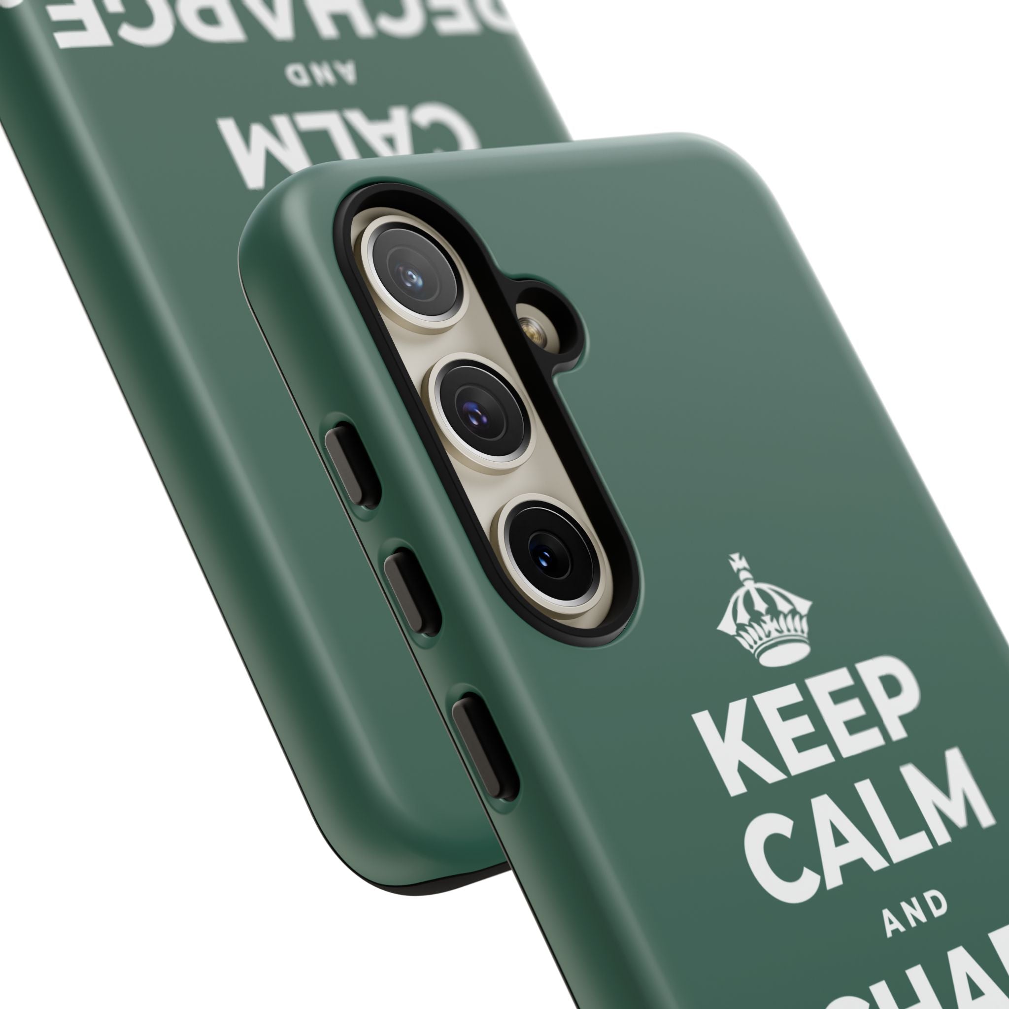 KEEP CALM AND RECHARGE, NO GUILT Phone Case
