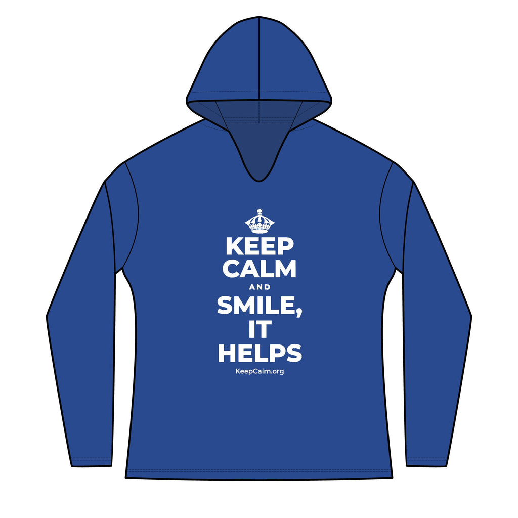 KEEP CALM AND SMILE, IT HELPS Women's Long Sleeve Hoodie
