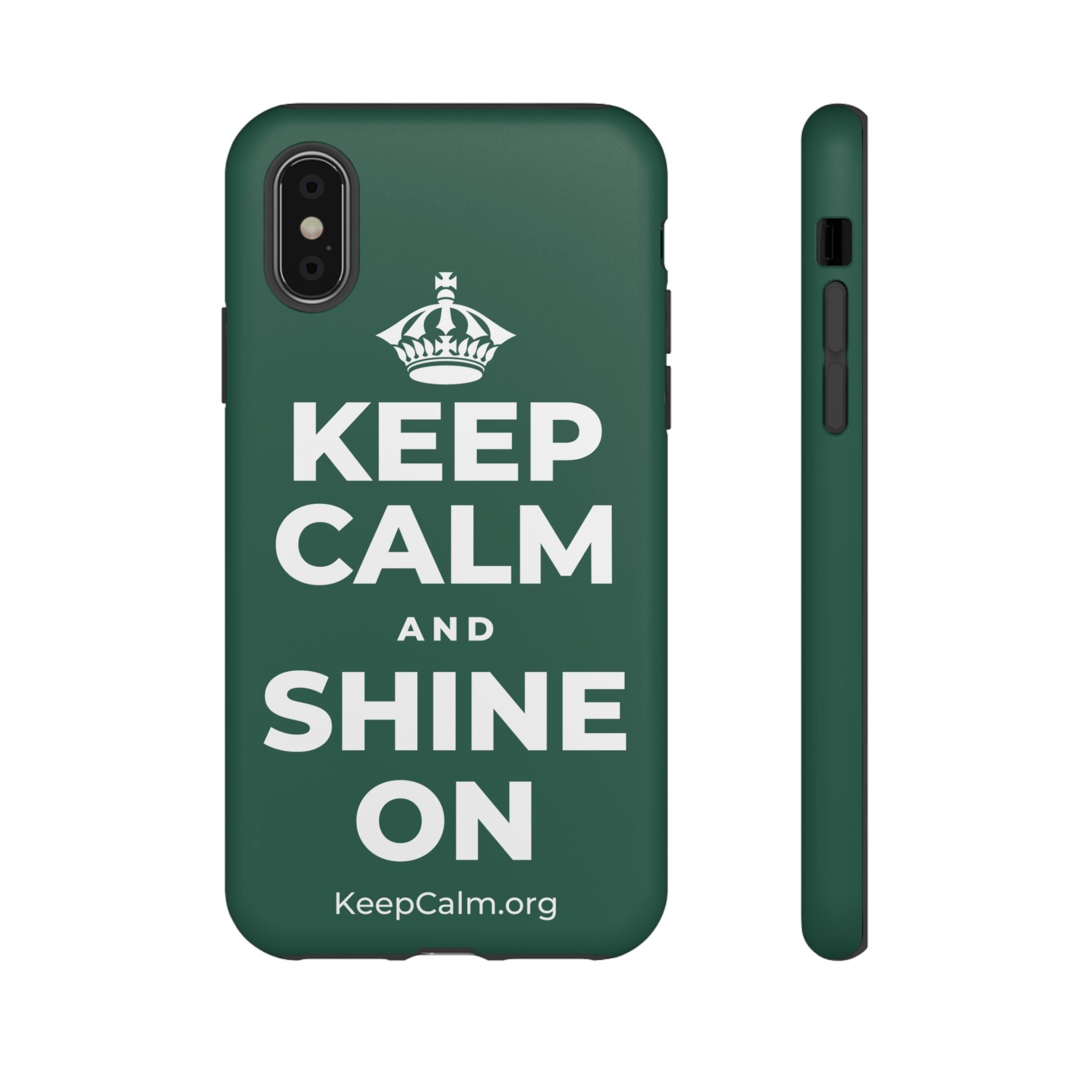 KEEP CALM AND SHINE ON Phone Case