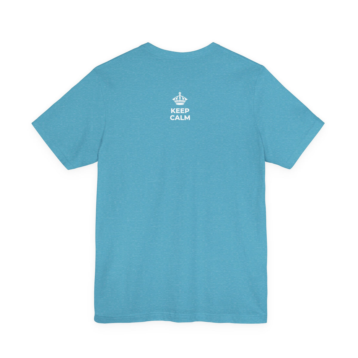 KEEP CALM AND STOP TRIPPIN' T-Shirt (Soft Cream–Heather Mauve)