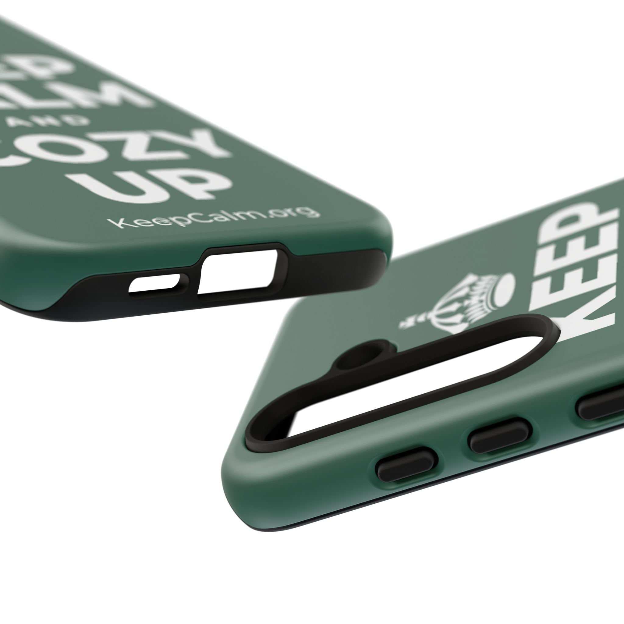KEEP CALM AND COZY UP Phone Case
