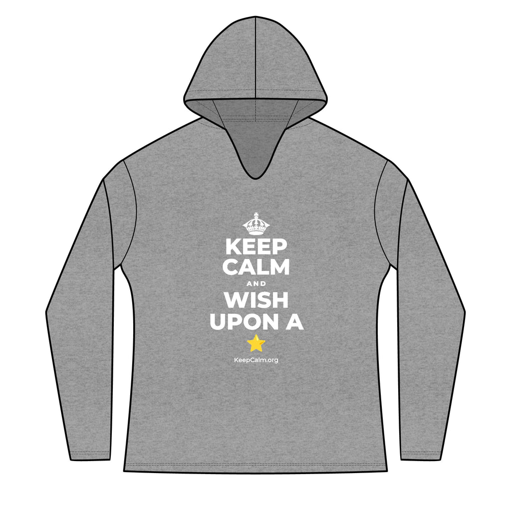 KEEP CALM AND WISH UPON A ⭐ Women's Long Sleeve Hoodie