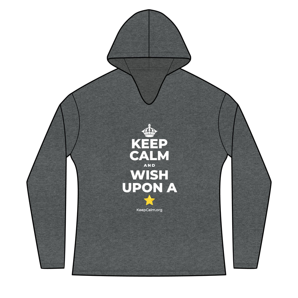 KEEP CALM AND WISH UPON A ⭐ Women's Long Sleeve Hoodie