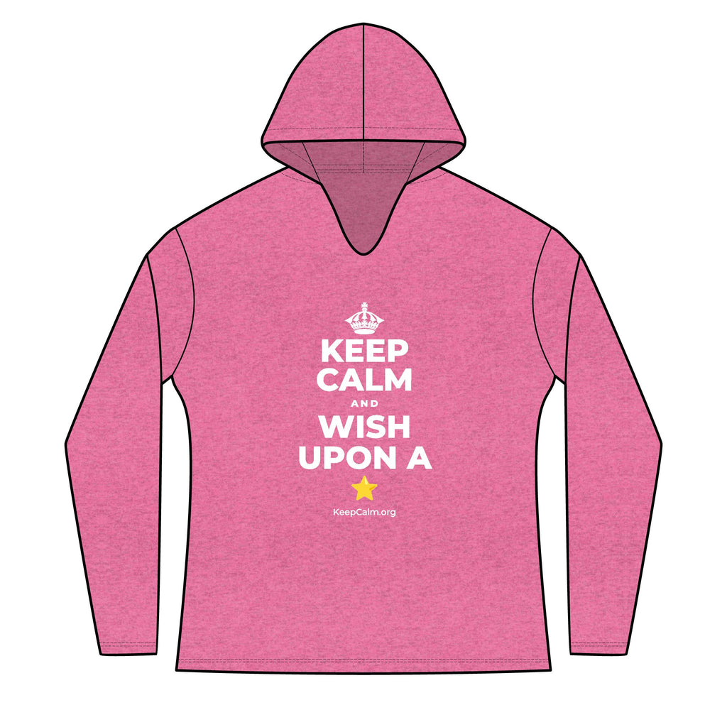 KEEP CALM AND WISH UPON A ⭐ Women's Long Sleeve Hoodie