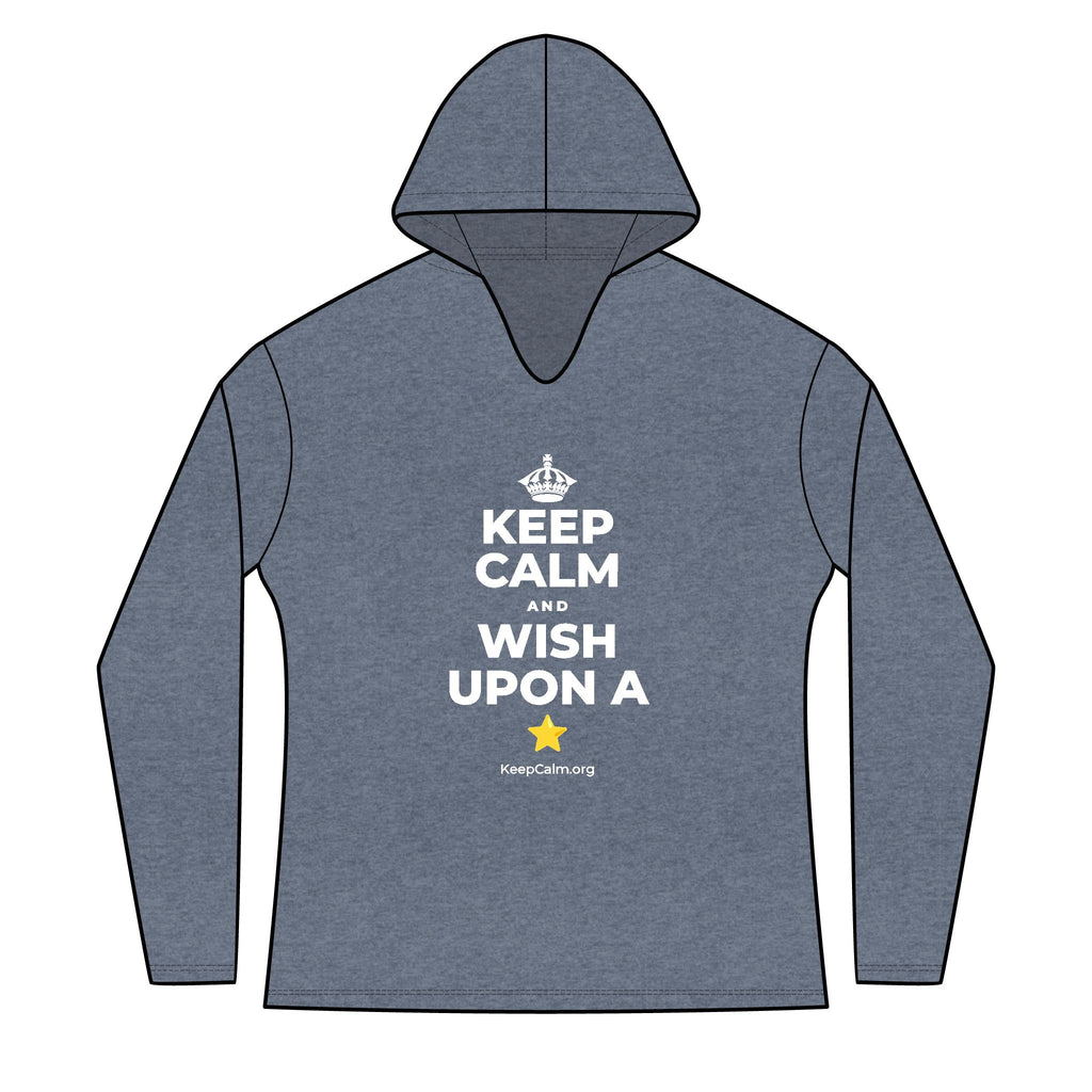 KEEP CALM AND WISH UPON A ⭐ Women's Long Sleeve Hoodie