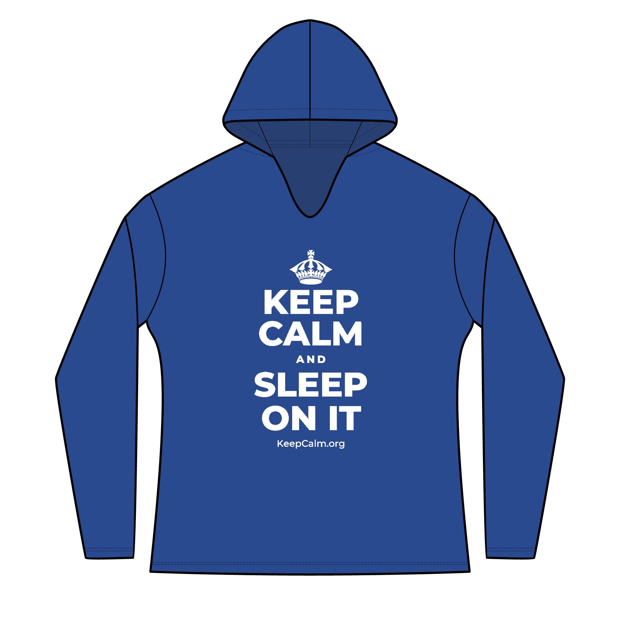 KEEP CALM AND SLEEP ON IT Women's Long Sleeve Hoodie