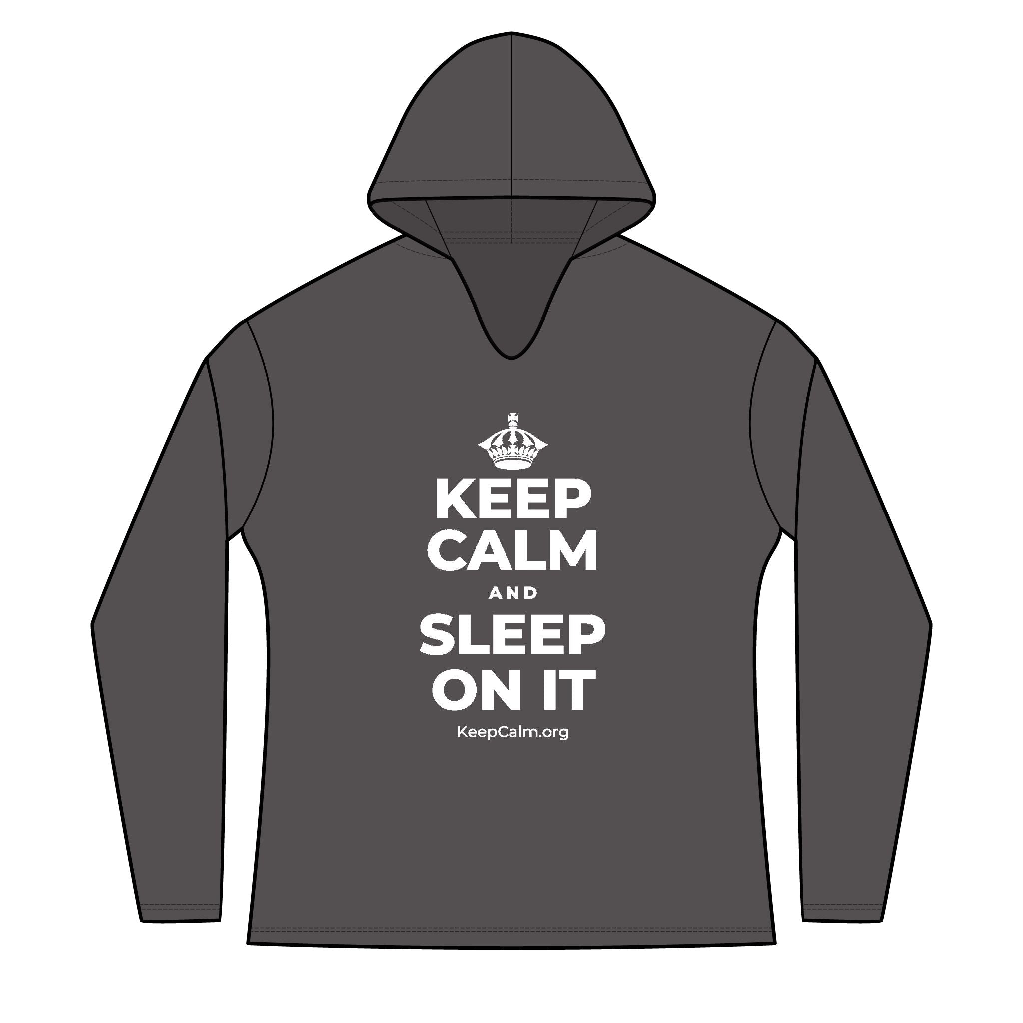 KEEP CALM AND SLEEP ON IT Women's Long Sleeve Hoodie