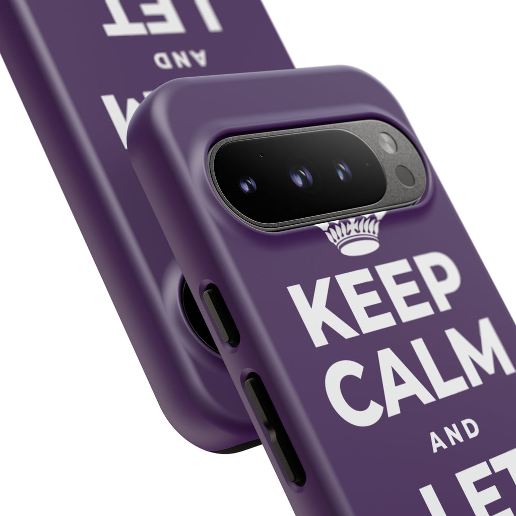 KEEP CALM AND LET IT RAIN Phone Case