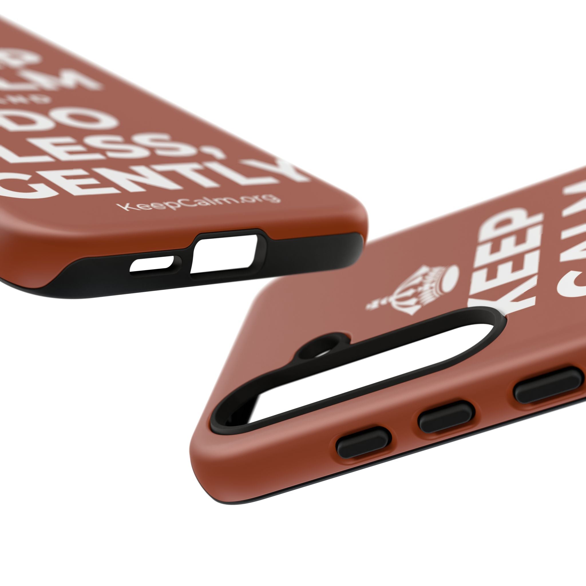 KEEP CALM AND DO LESS, GENTLY Phone Case