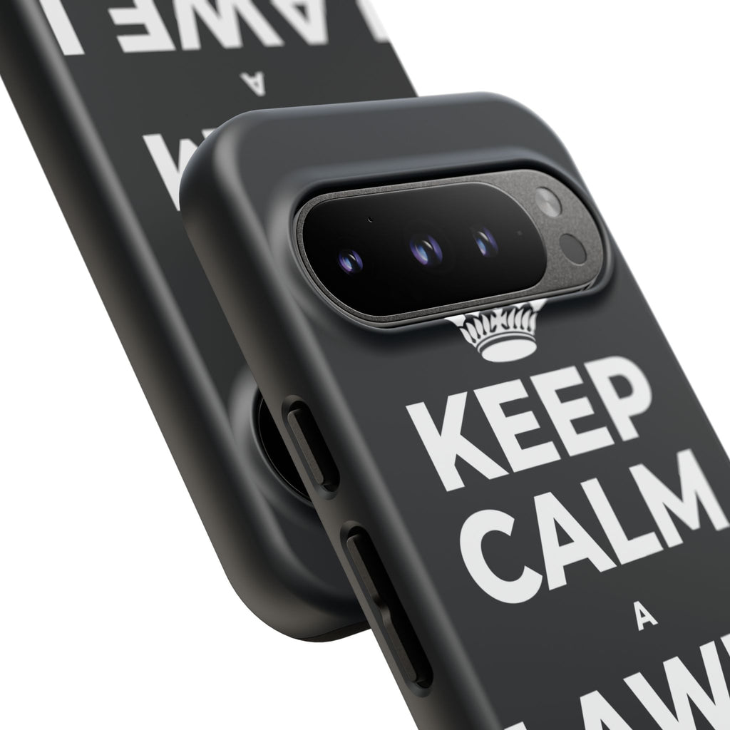 KEEP CALM A LAWE I KA HŌʻAIʻĒ Phone Case (Dark)