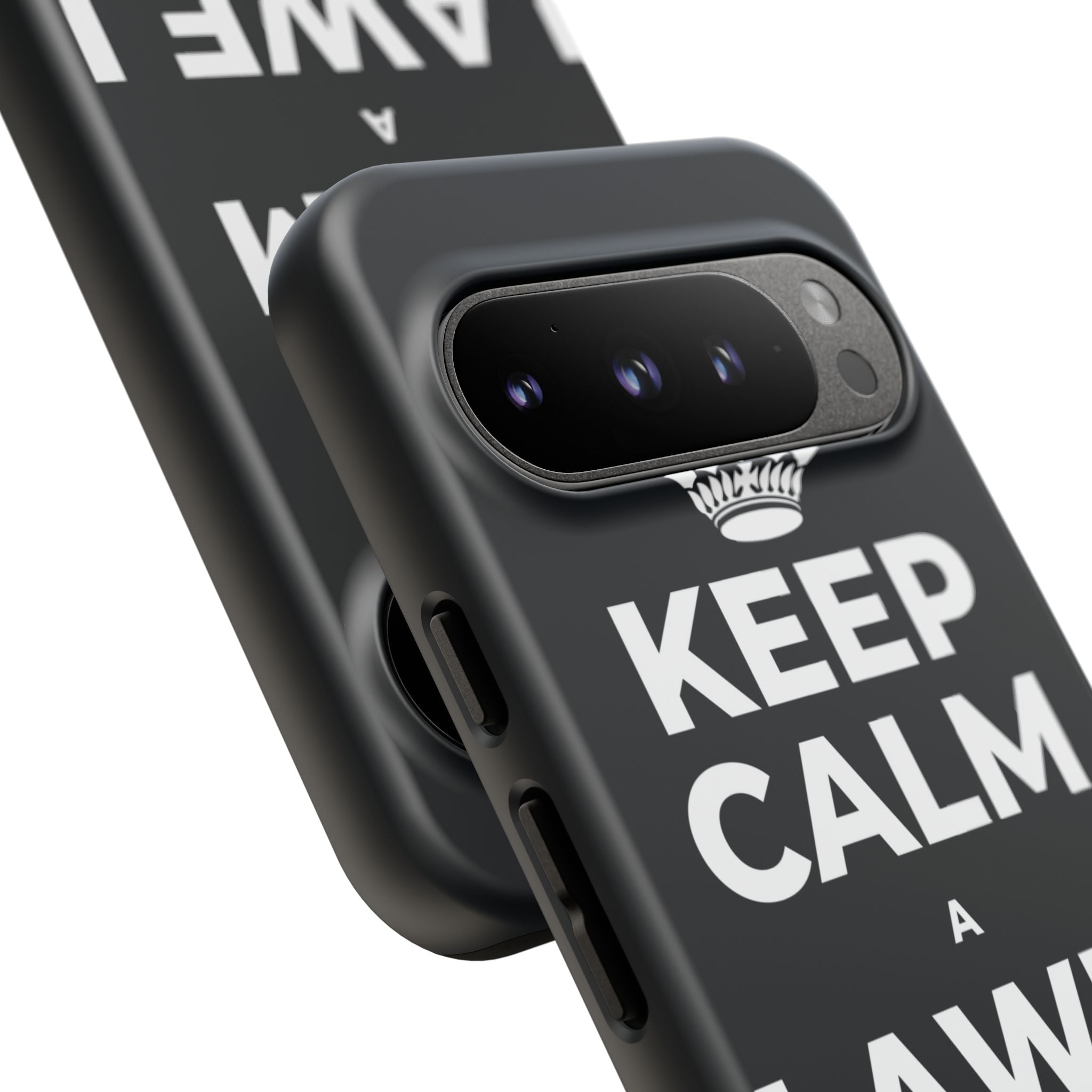 KEEP CALM A LAWE I KA HŌʻAIʻĒ Phone Case (Dark)