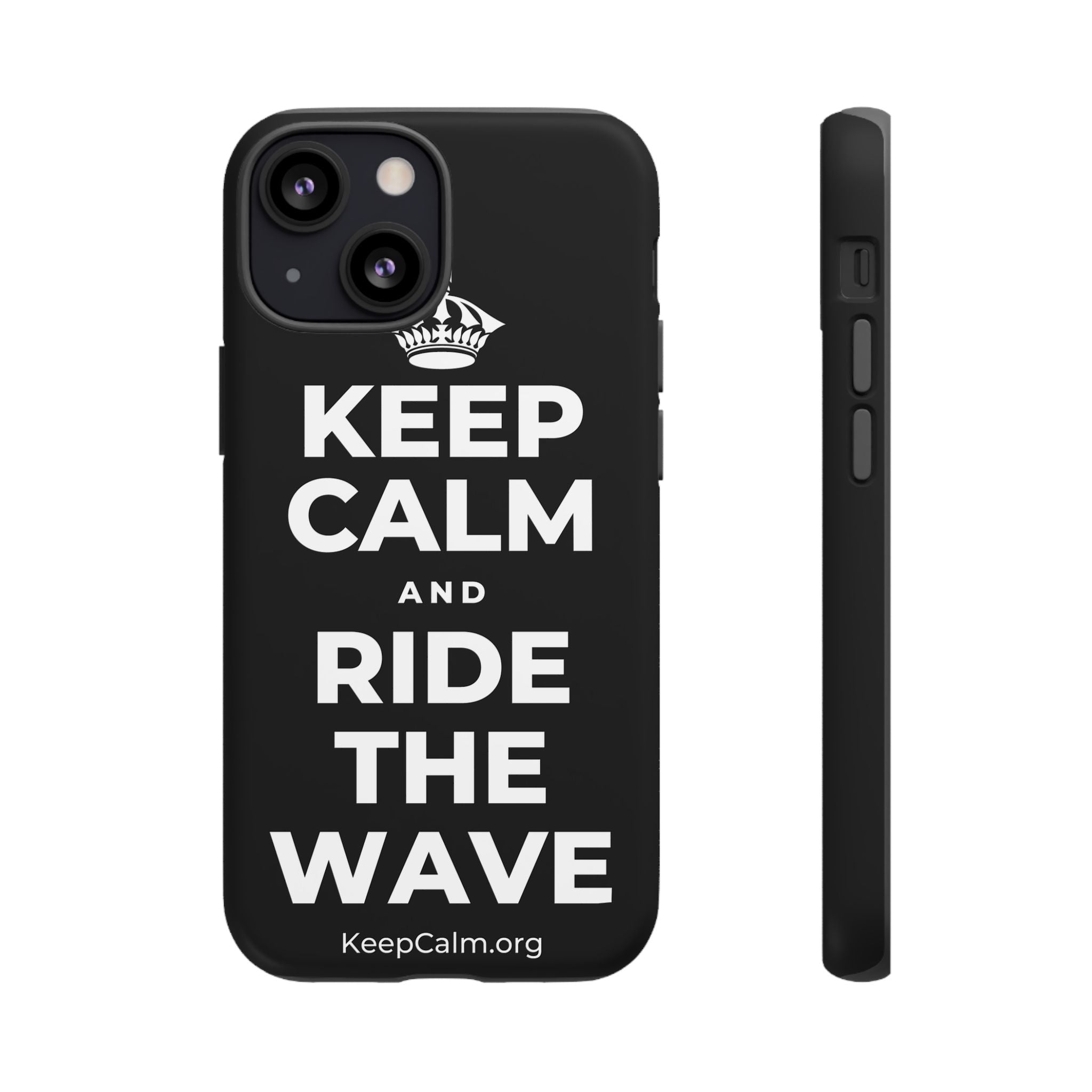 KEEP CALM AND RIDE THE WAVE Phone Case