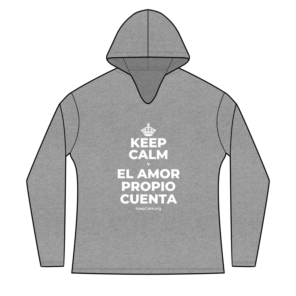 KEEP CALM Y EL AMOR PROPIO CUENTA Women's Long Sleeve Hoodie