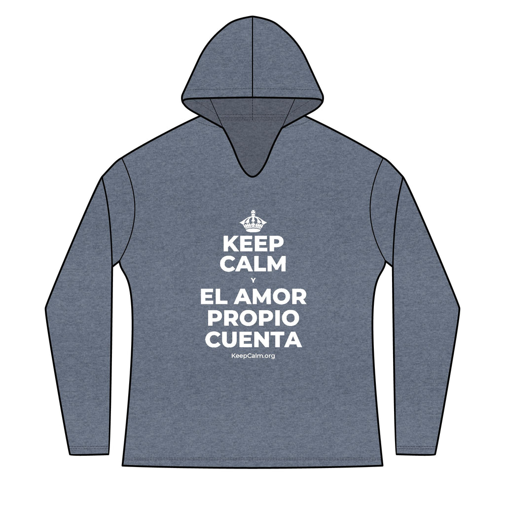 KEEP CALM Y EL AMOR PROPIO CUENTA Women's Long Sleeve Hoodie