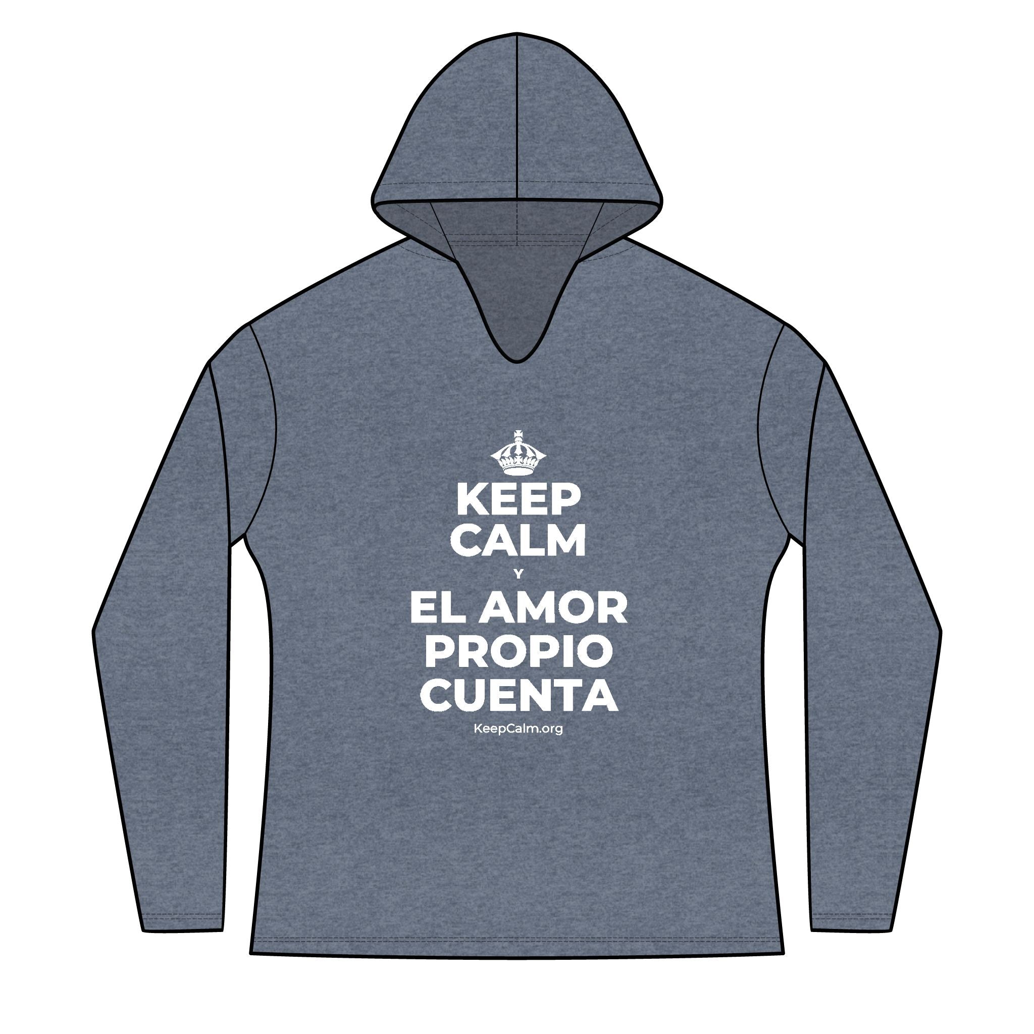 KEEP CALM Y EL AMOR PROPIO CUENTA Women's Long Sleeve Hoodie
