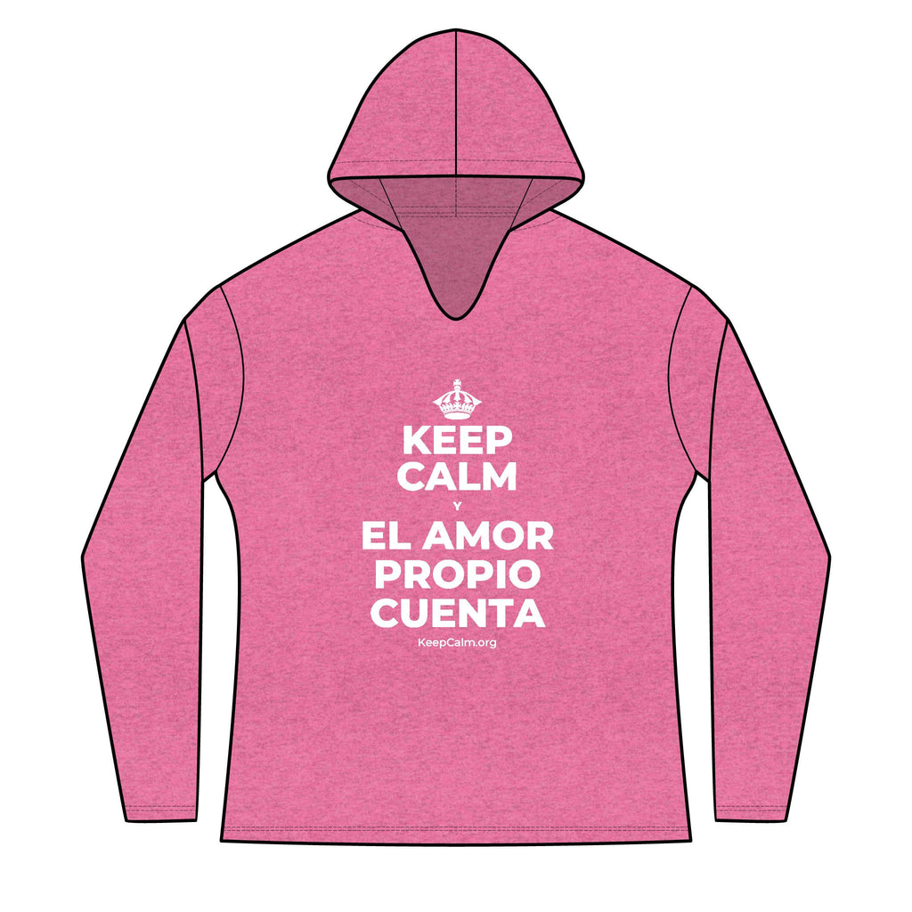 KEEP CALM Y EL AMOR PROPIO CUENTA Women's Long Sleeve Hoodie