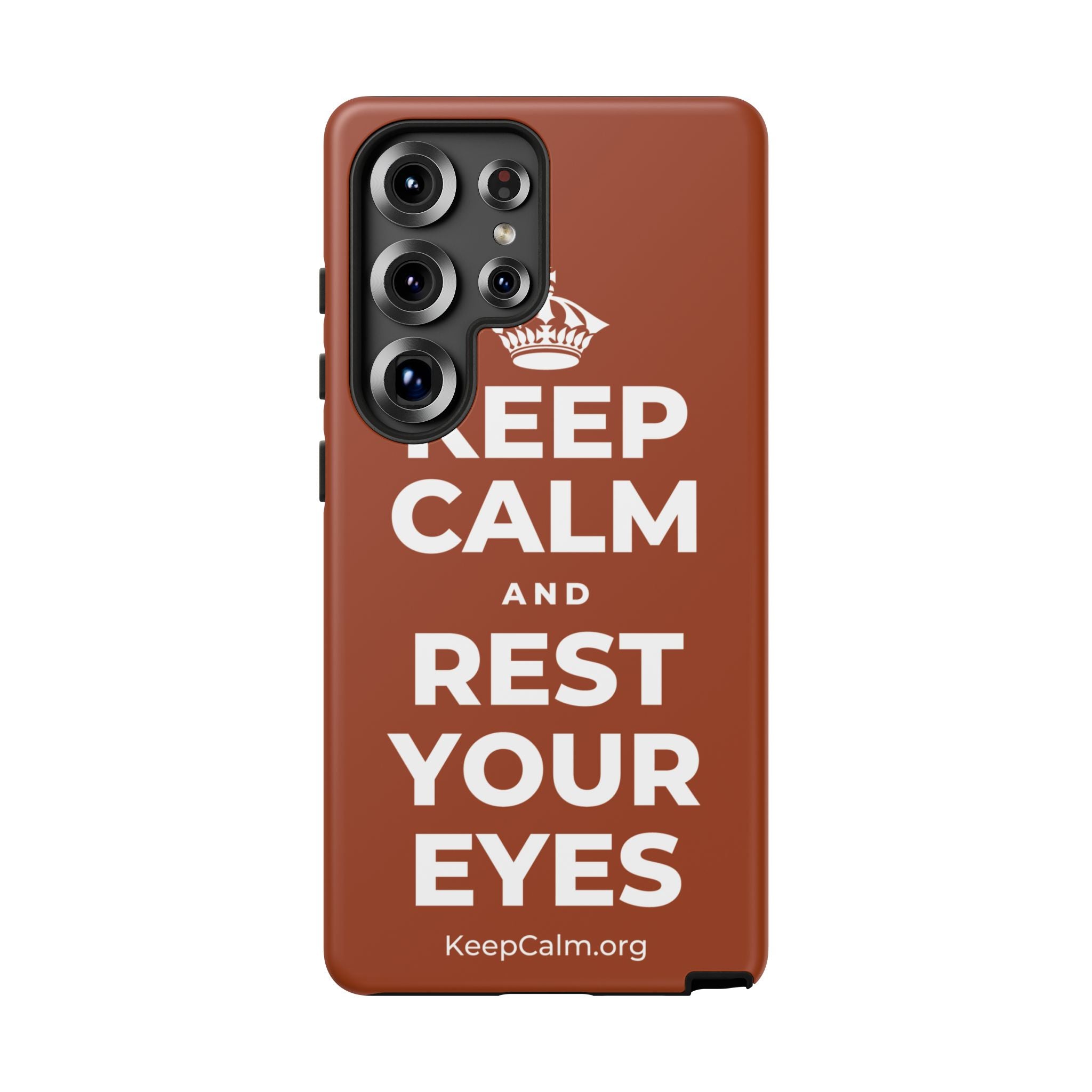 KEEP CALM AND REST YOUR EYES Phone Case