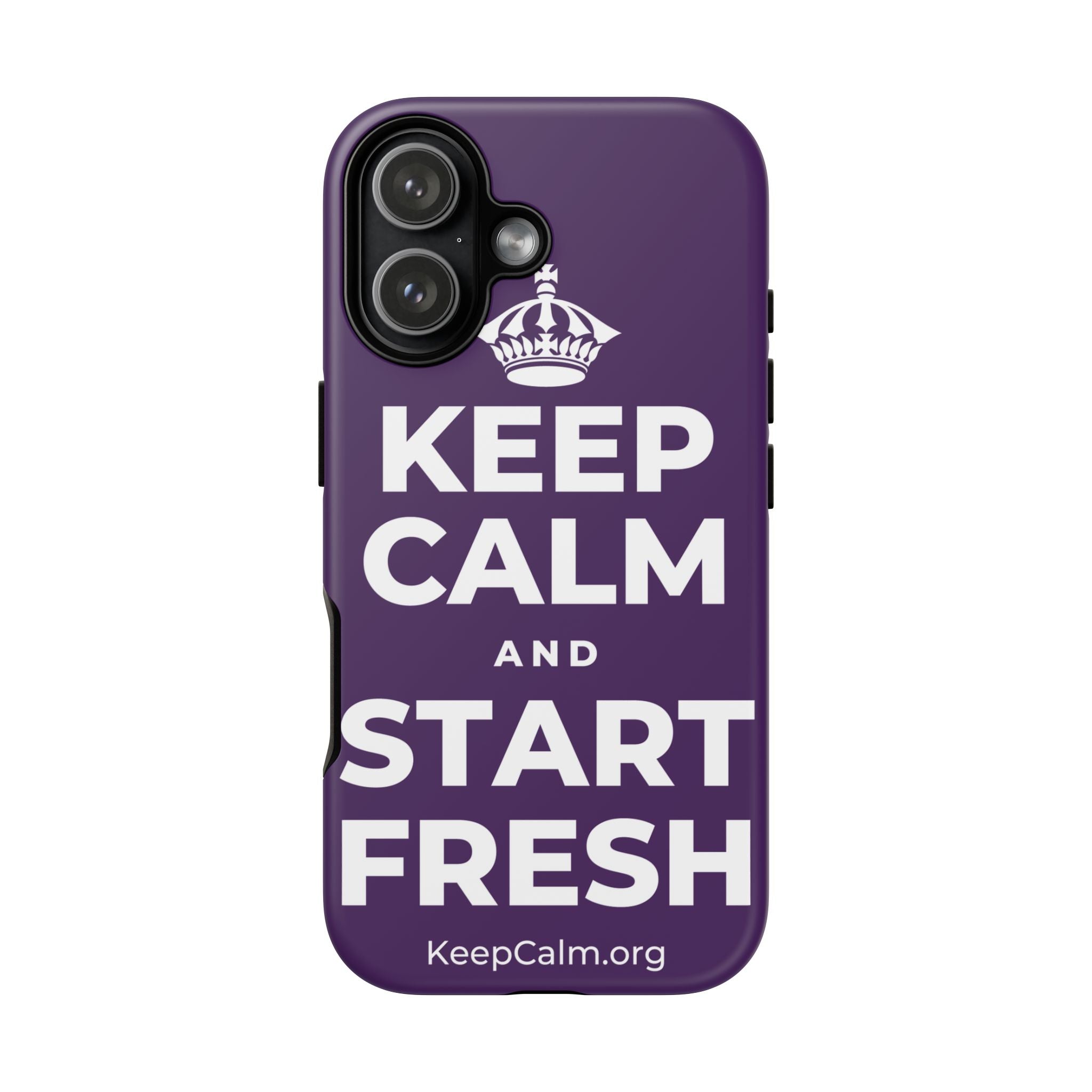 KEEP CALM AND START FRESH Phone Case
