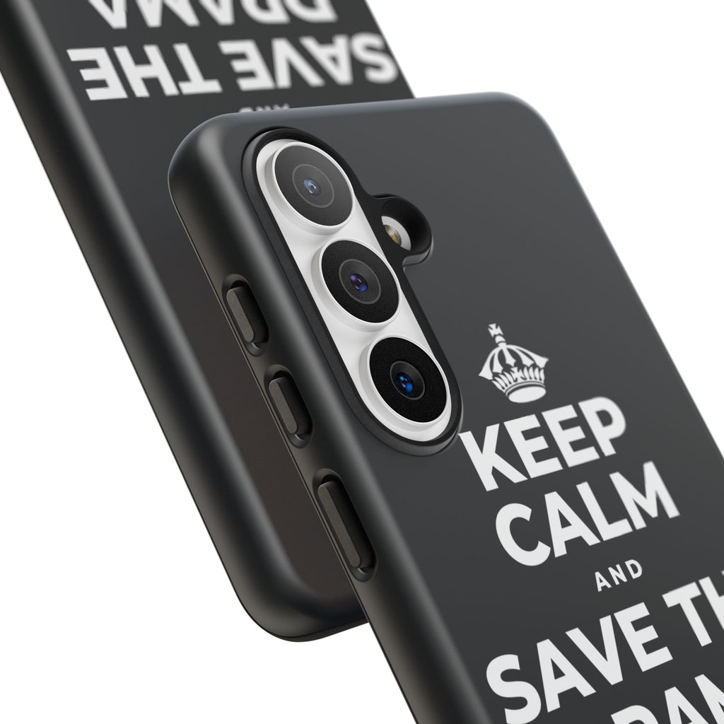 KEEP CALM AND SAVE THE DRAMA FOR YOUR 🦙 Phone Case (Dark)