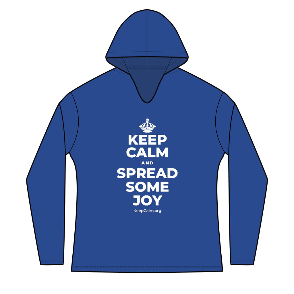 KEEP CALM AND SPREAD SOME JOY Women's Long Sleeve Hoodie