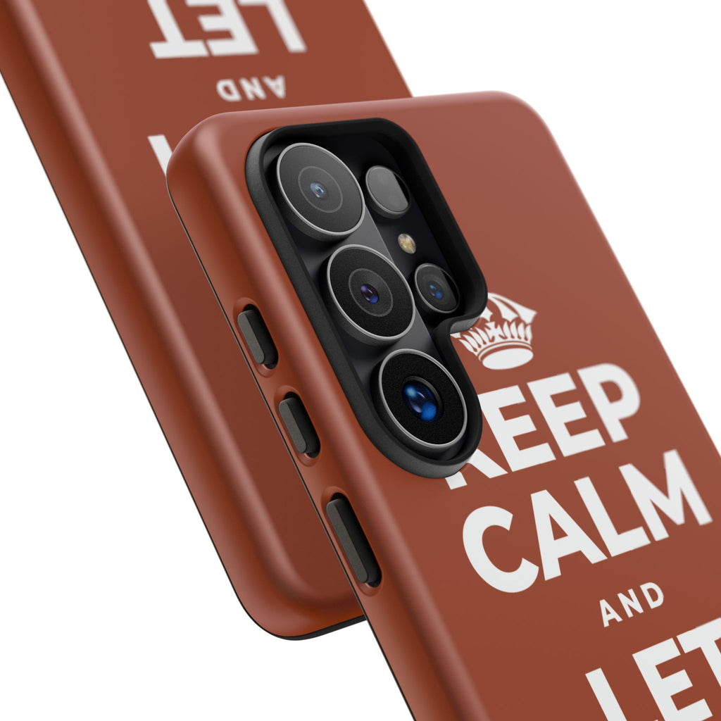 KEEP CALM AND LET PEOPLE HELP Phone Case