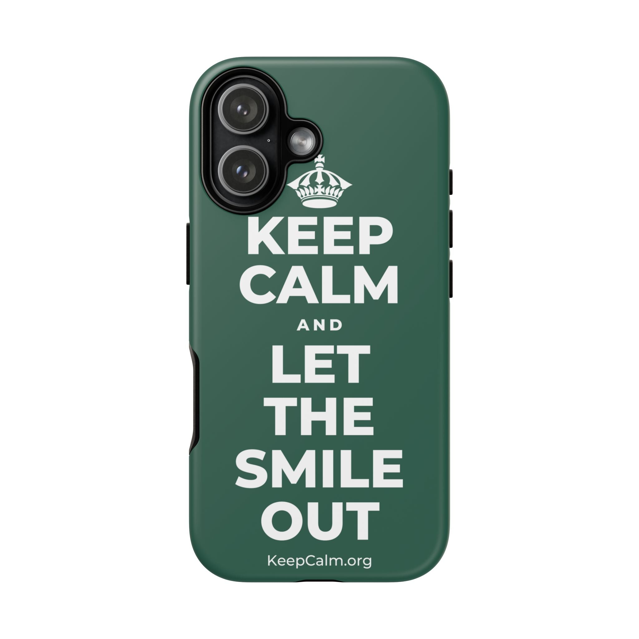KEEP CALM AND LET THE SMILE OUT Phone Case