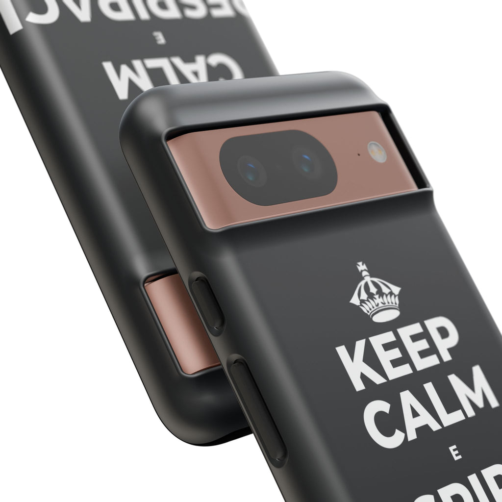 KEEP CALM E RESPIRACI SOPRA Phone Case (Dark)