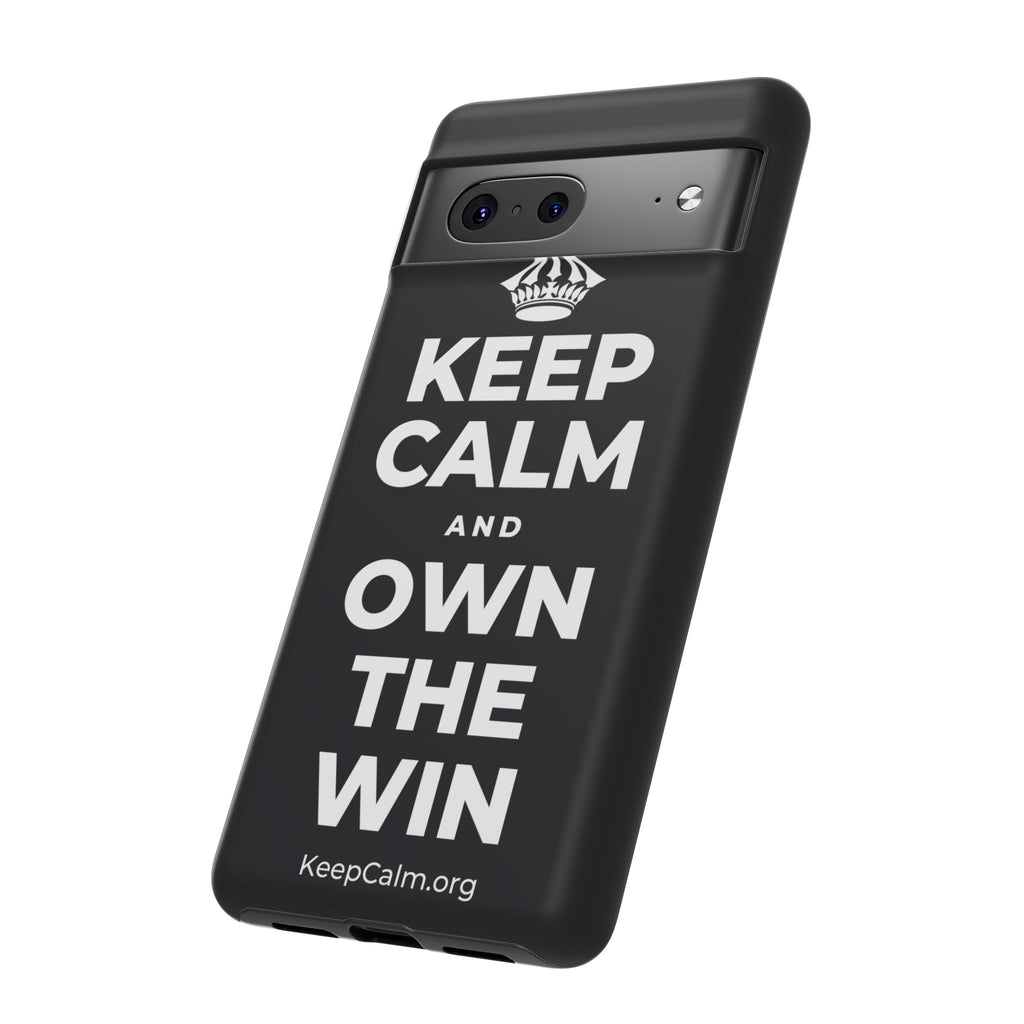 KEEP CALM AND OWN THE WIN Phone Case (Dark)
