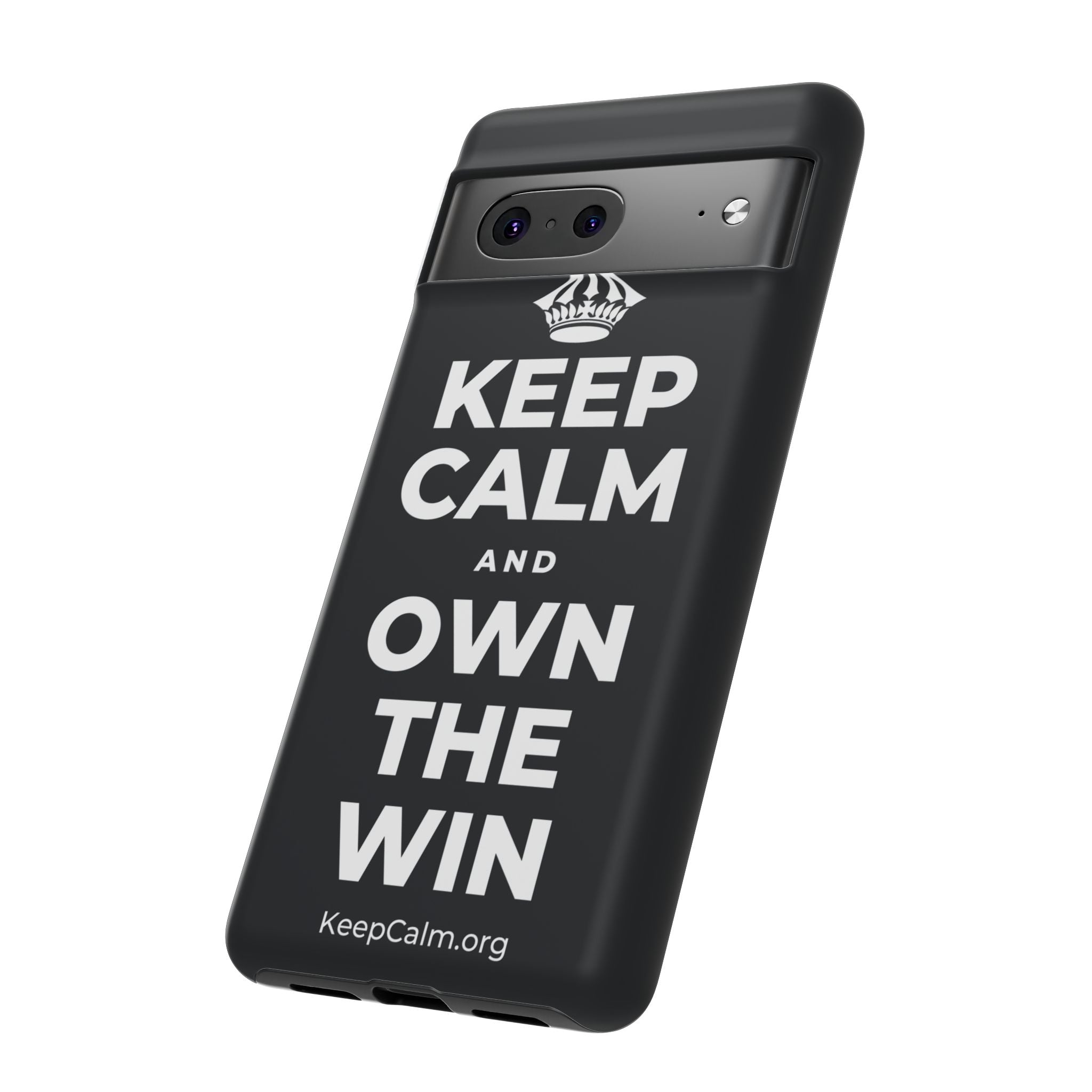 KEEP CALM AND OWN THE WIN Phone Case (Dark)