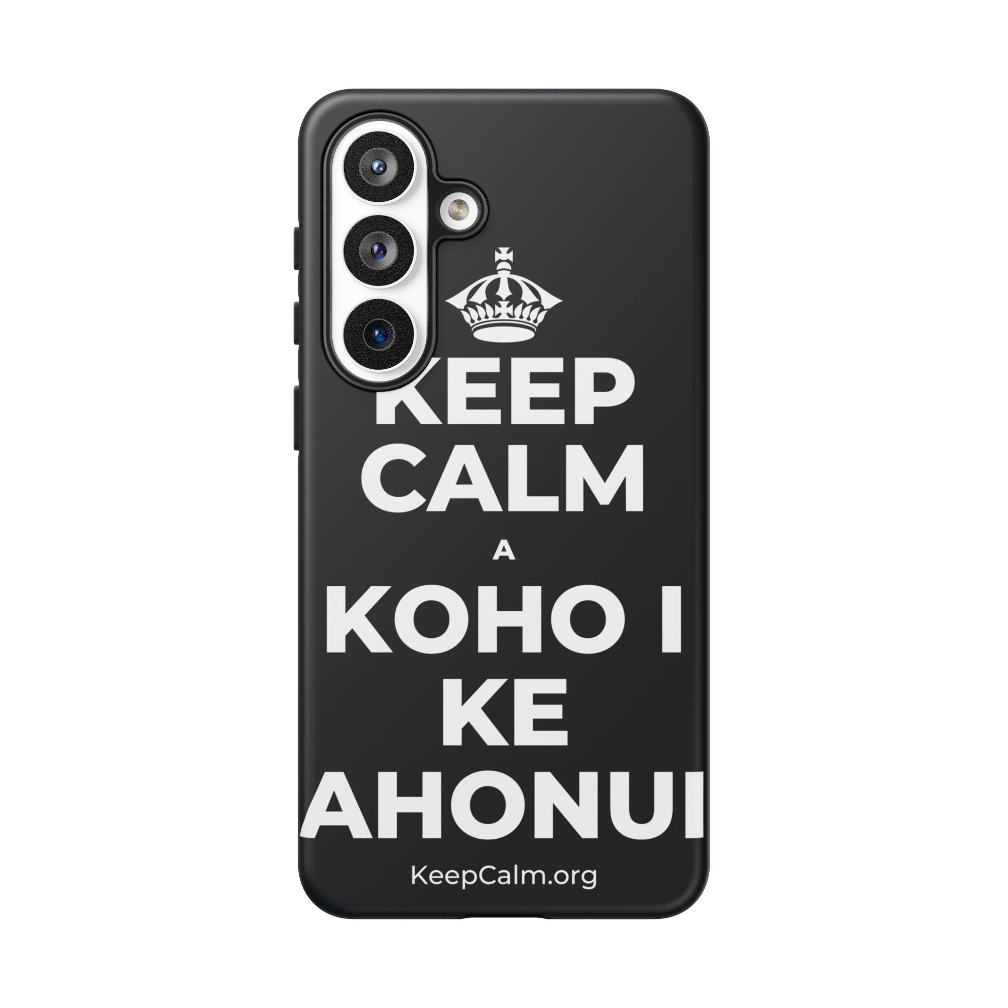 KEEP CALM A KOHO I KE AHONUI Phone Case (Dark)