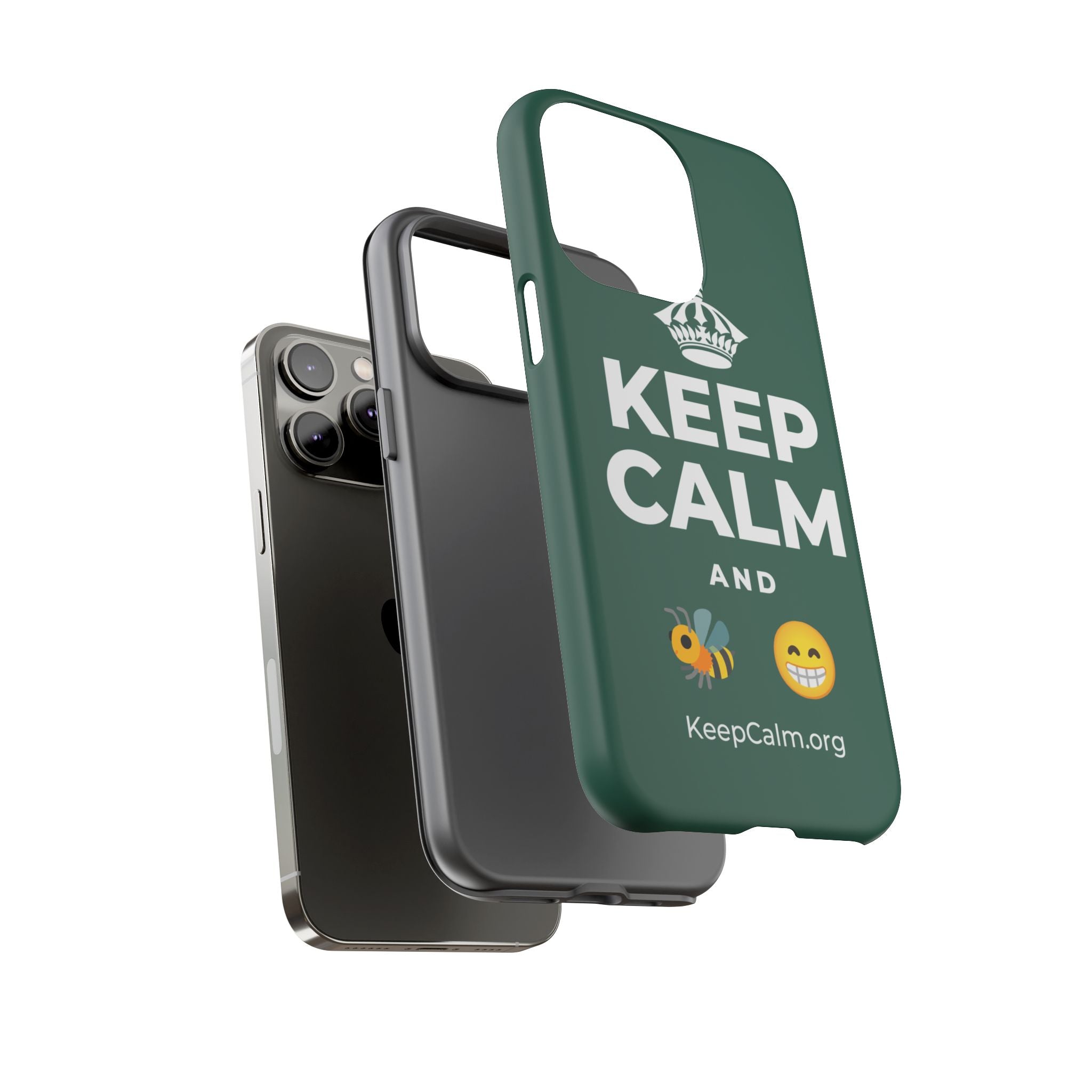 KEEP CALM AND BEE HAPPY Phone Case