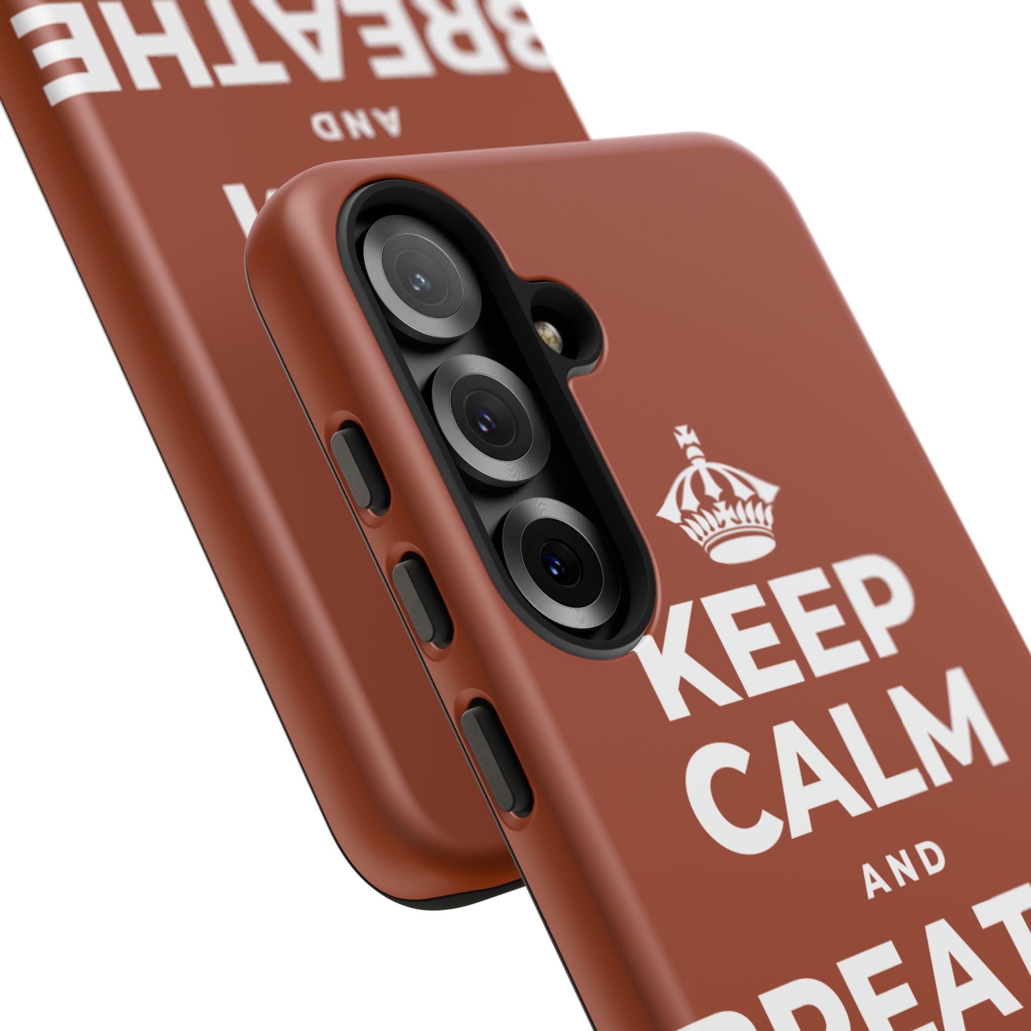 KEEP CALM AND BREATHE IN FOR FOUR Phone Case